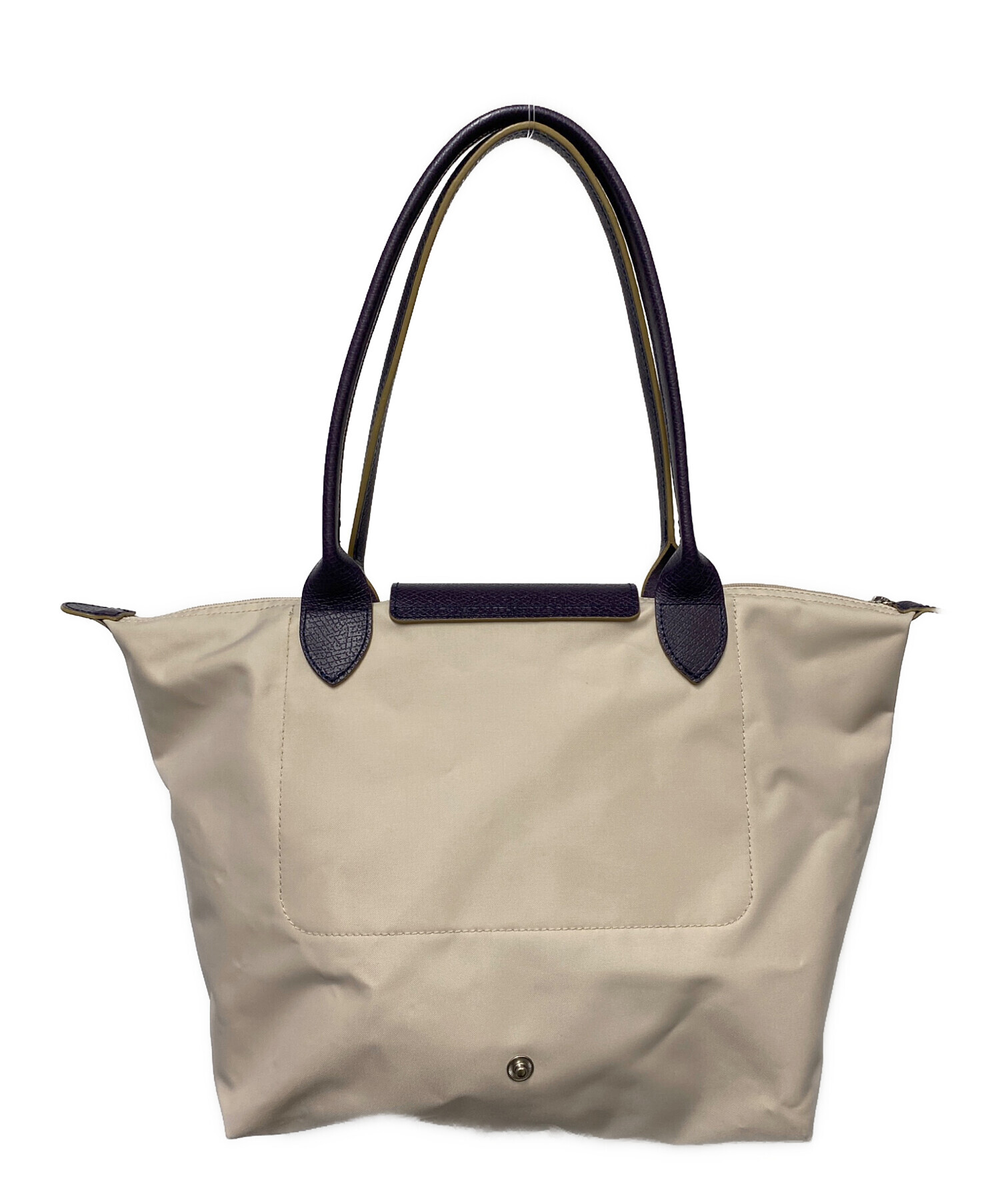中古・古着通販】LONGCHAMP (ロンシャン) トートバッグ ベージュ 