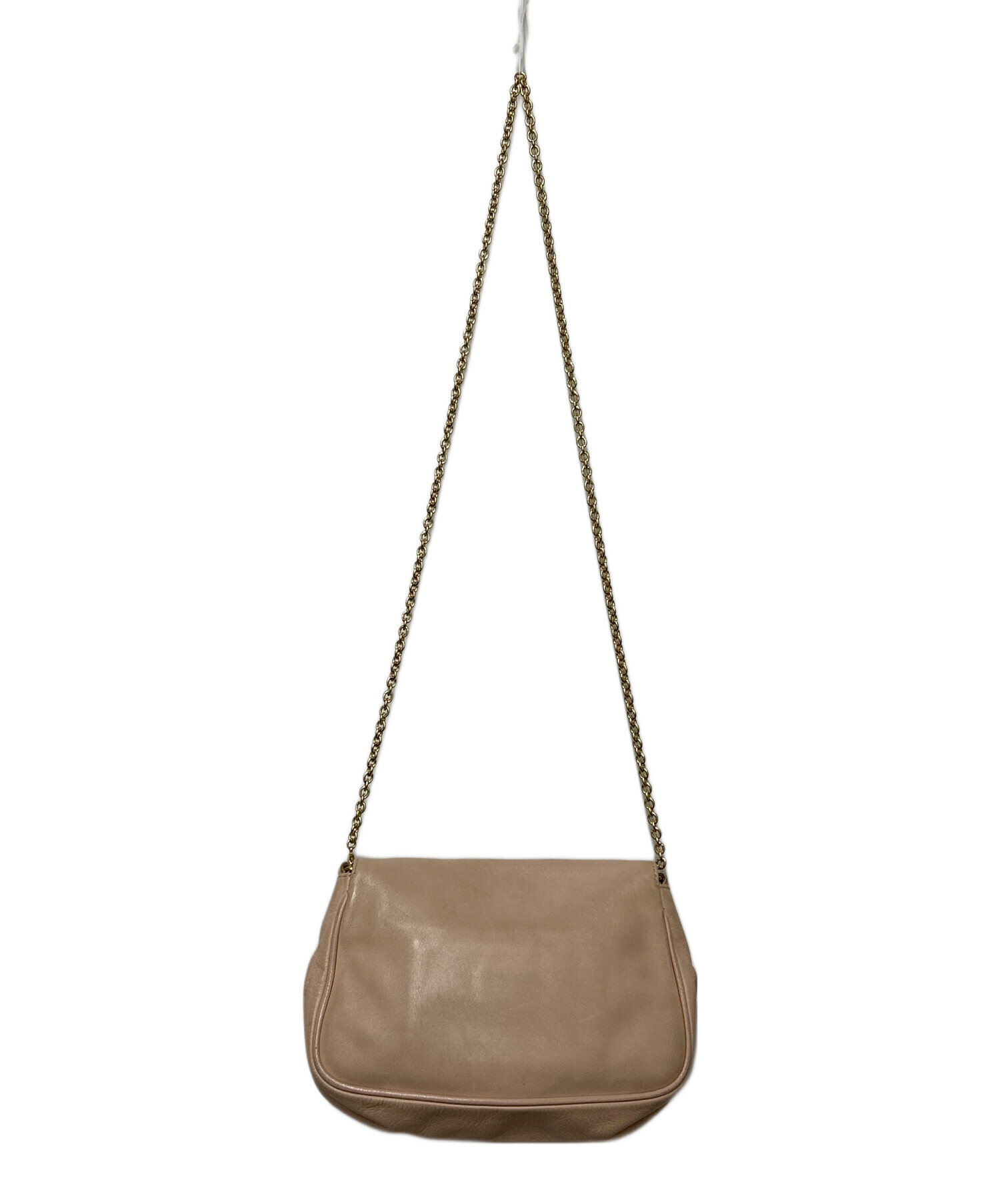 中古・古着通販】FENDI (フェンディ) チェーンショルダーバッグ ピンク
