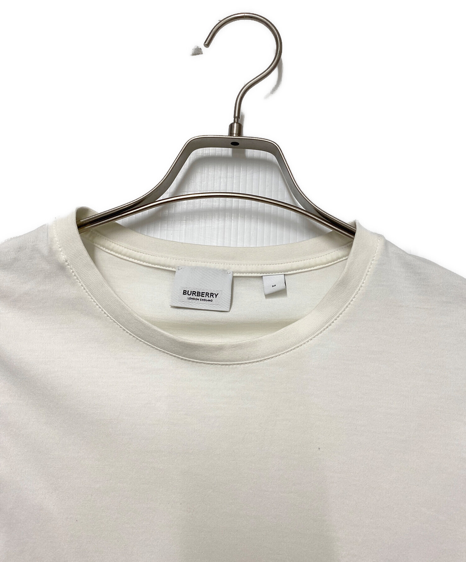 中古・古着通販】BURBERRY (バーバリー) プリントTシャツ ホワイト