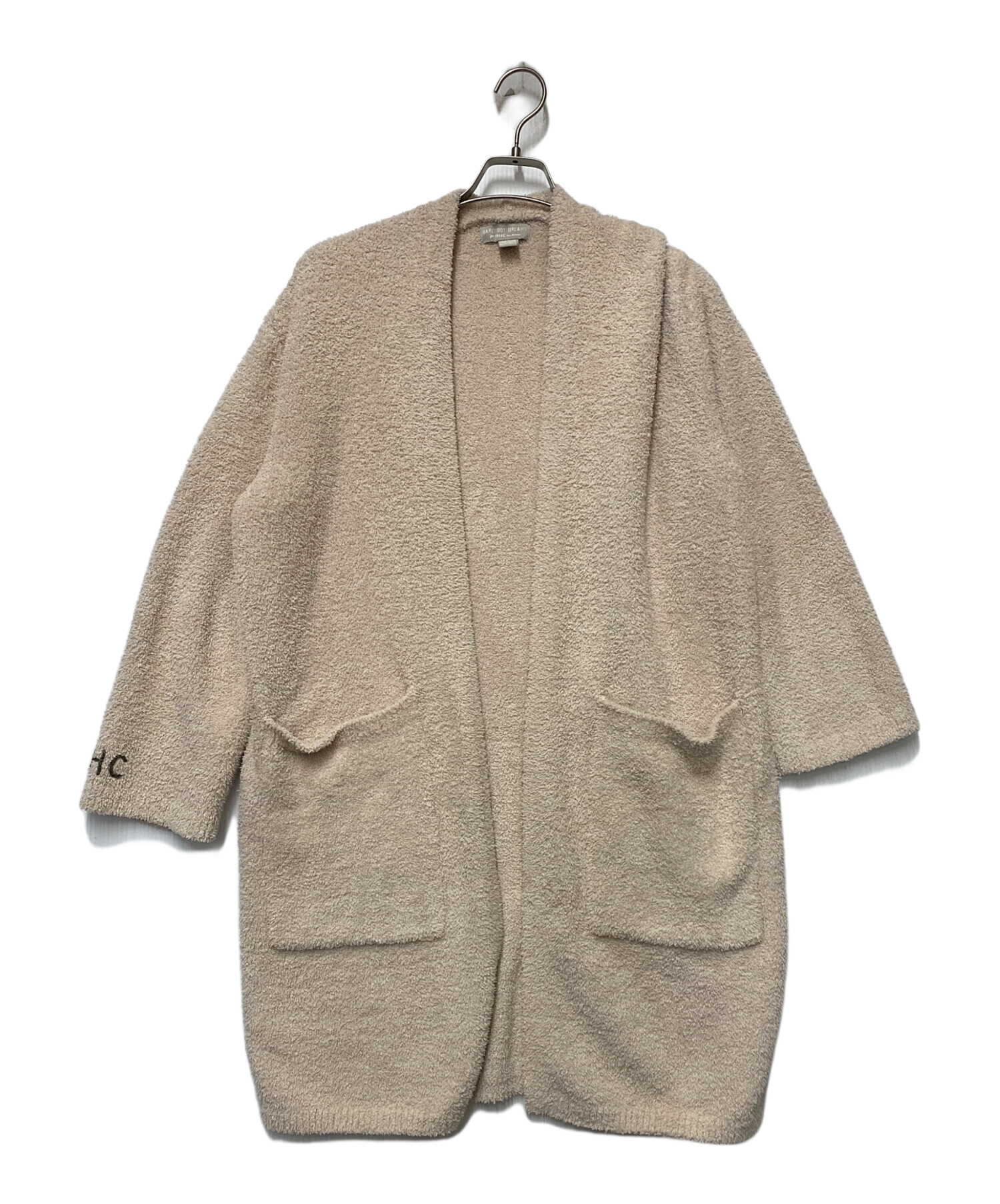 ロンハーマン×ベアフットドリームス ロングカーディガン ベージュ 中古・古着通販】BAREFOOT DREAMS (ベアフットドリームス) RHC Ron