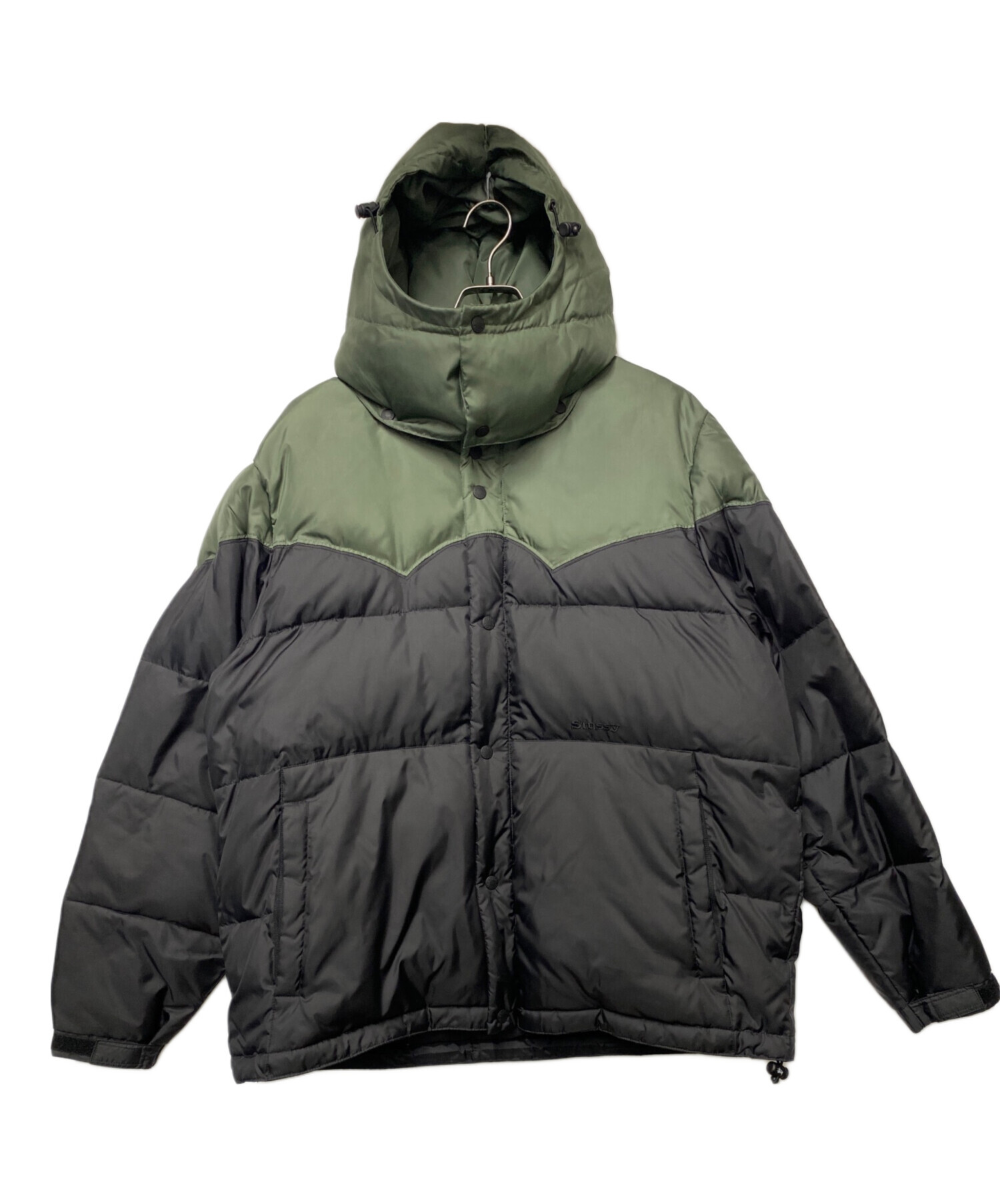 中古・古着通販】stussy (ステューシー) ダウンジャケット オリーブ