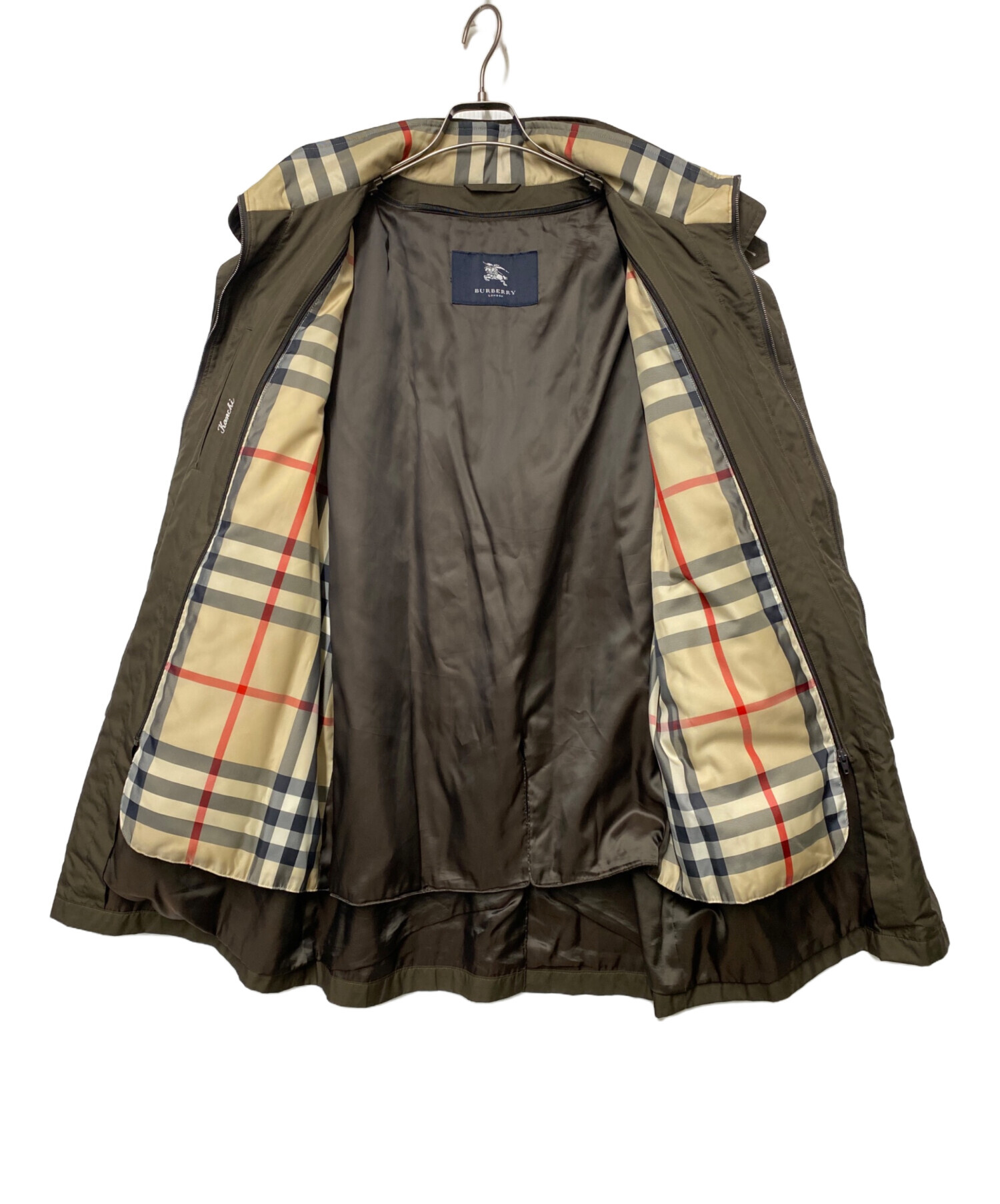 『BURBERRY』バーバリー (11AR) ライナー付き コート 中古・古着通販】BURBERRY (バーバリー) ライナー付きダウンコート
