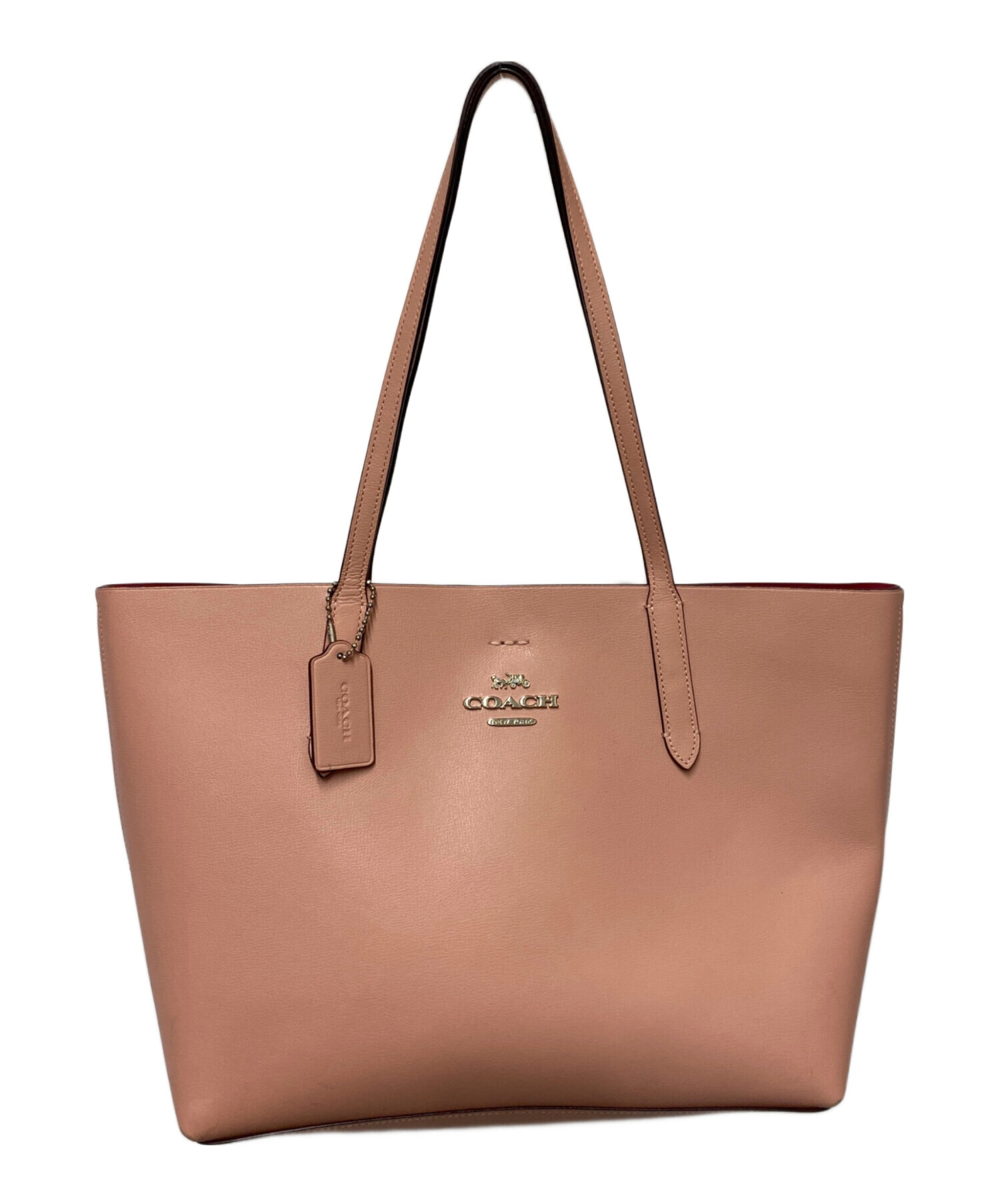 ☆☆☆COACH ピンクトートバッグ☆☆☆ 中古・古着通販】COACH (コーチ) トートバッグ ピンク｜ブランド・古着