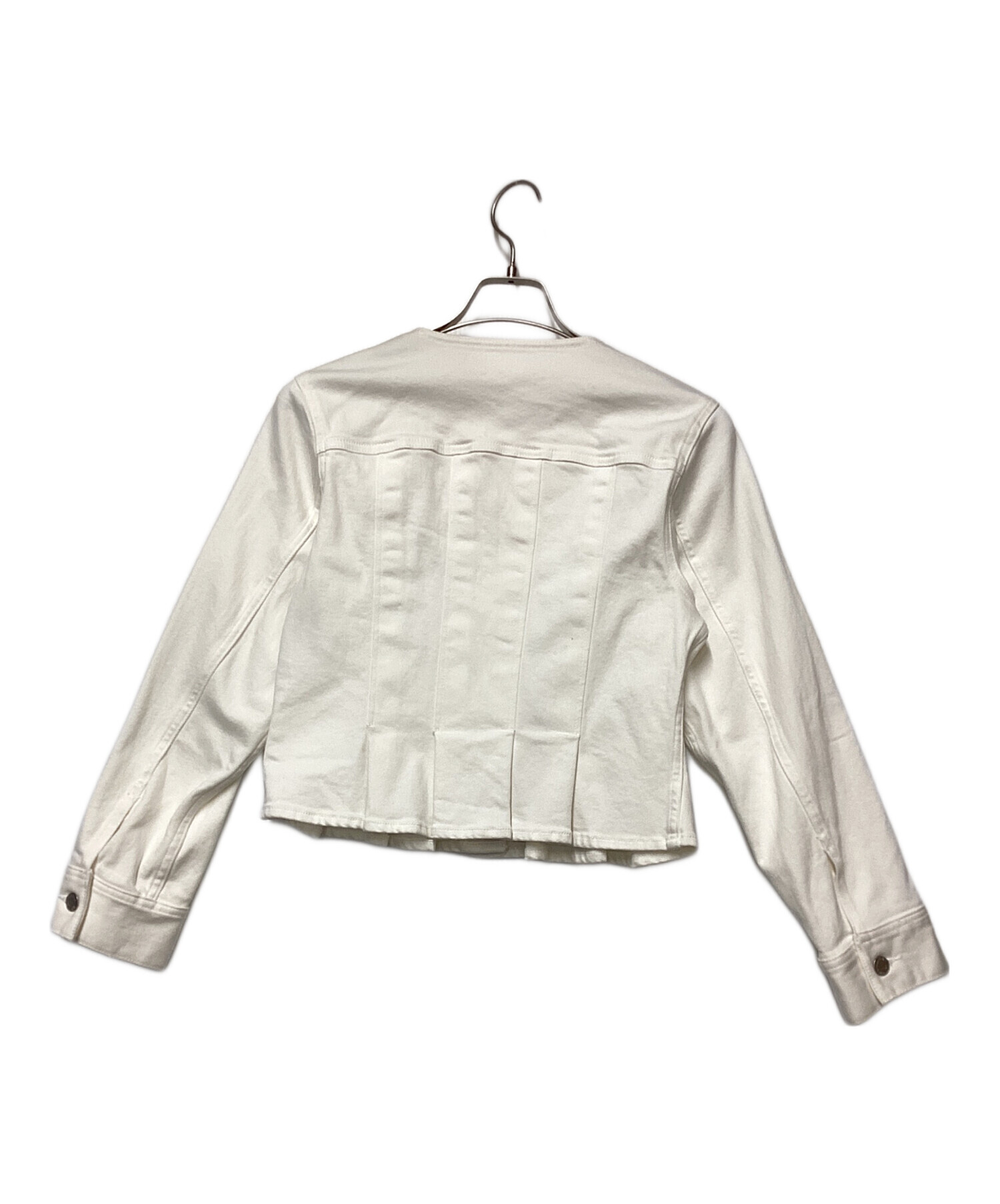 中古・古着通販】ANAYI (アナイ) ストレッチデニムノーカラー デニム