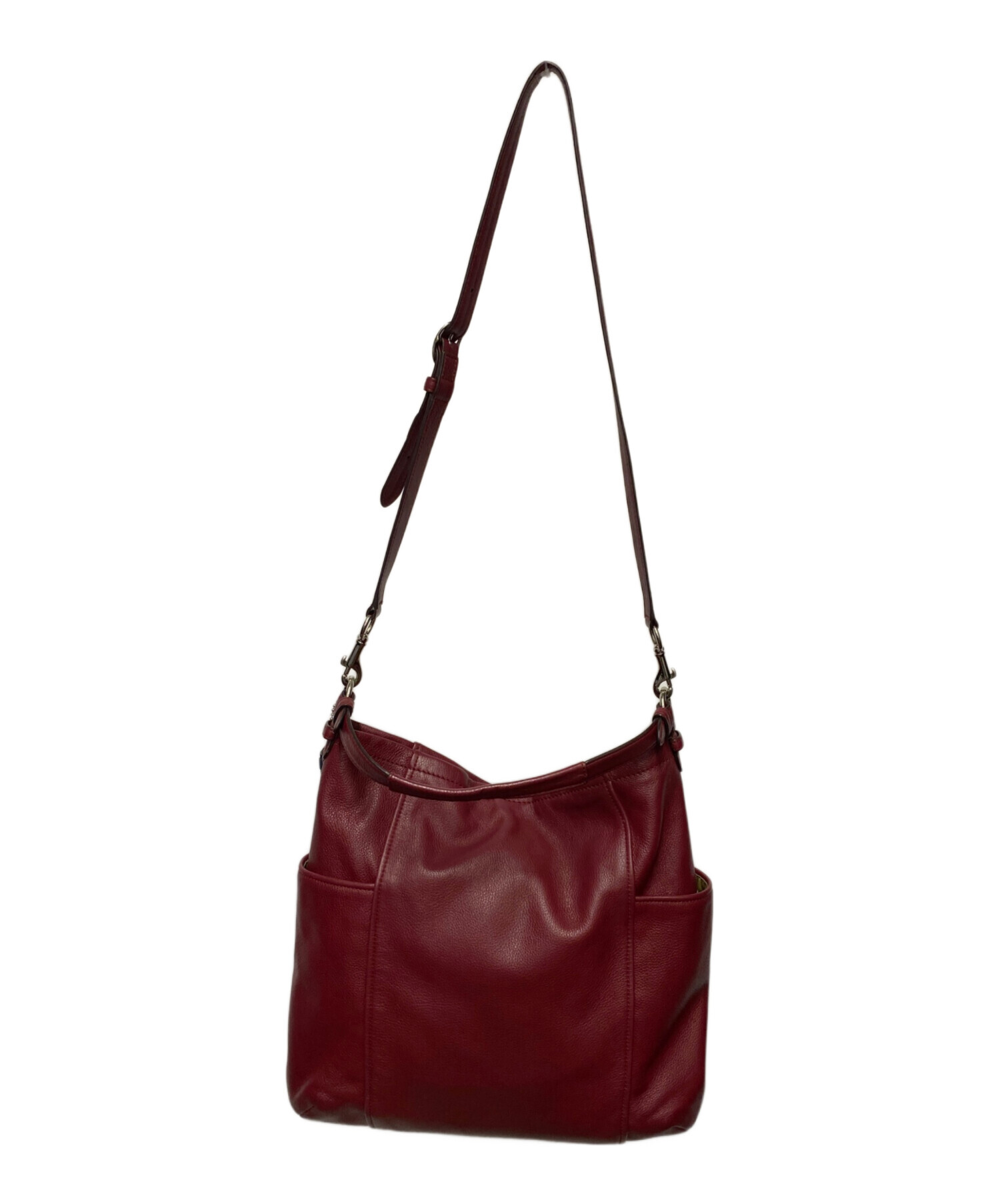 中古・古着通販】COACH (コーチ) 2WAYショルダーバッグ レッド