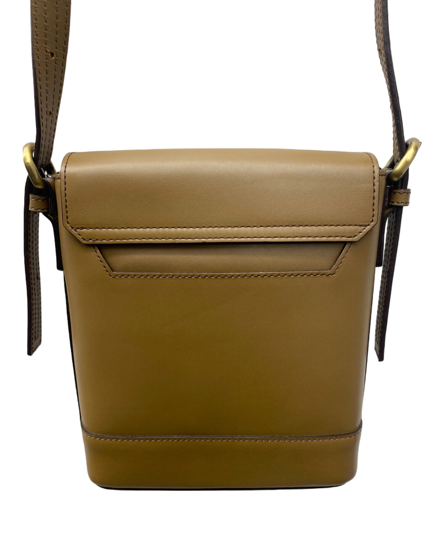 BURBERRY London England レザー ショルダーバッグ 中古・古着通販】BURBERRY (バーバリー) レザーショルダーバッグ