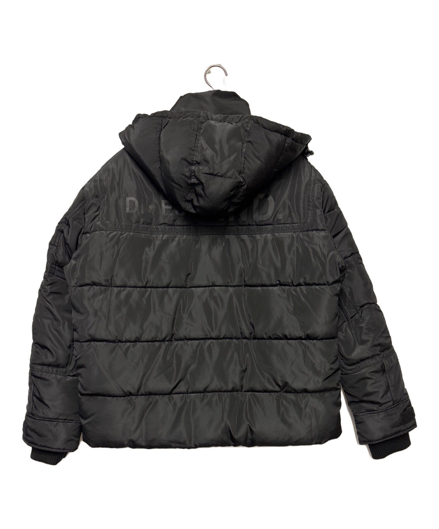 【美品】DIESEL ディーゼル ダウン メンズ ダウンジャケット ブラック 中古・古着通販】DIESEL (ディーゼル) ダウンジャケット ブラック