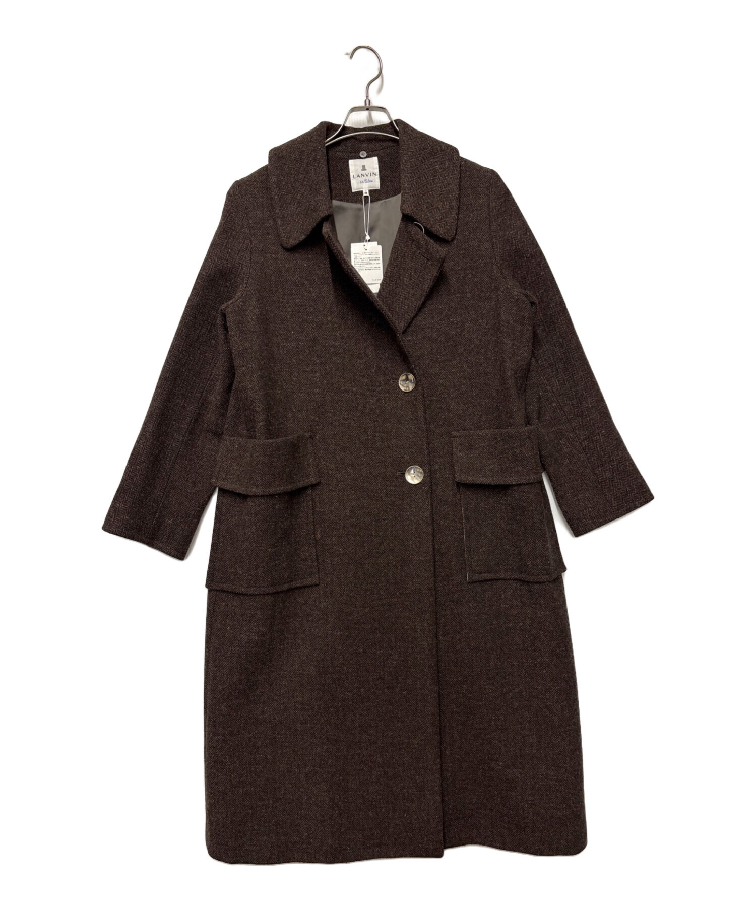 中古・古着通販】LANVIN en Bleu (ランバンオンブルー) ウールコート