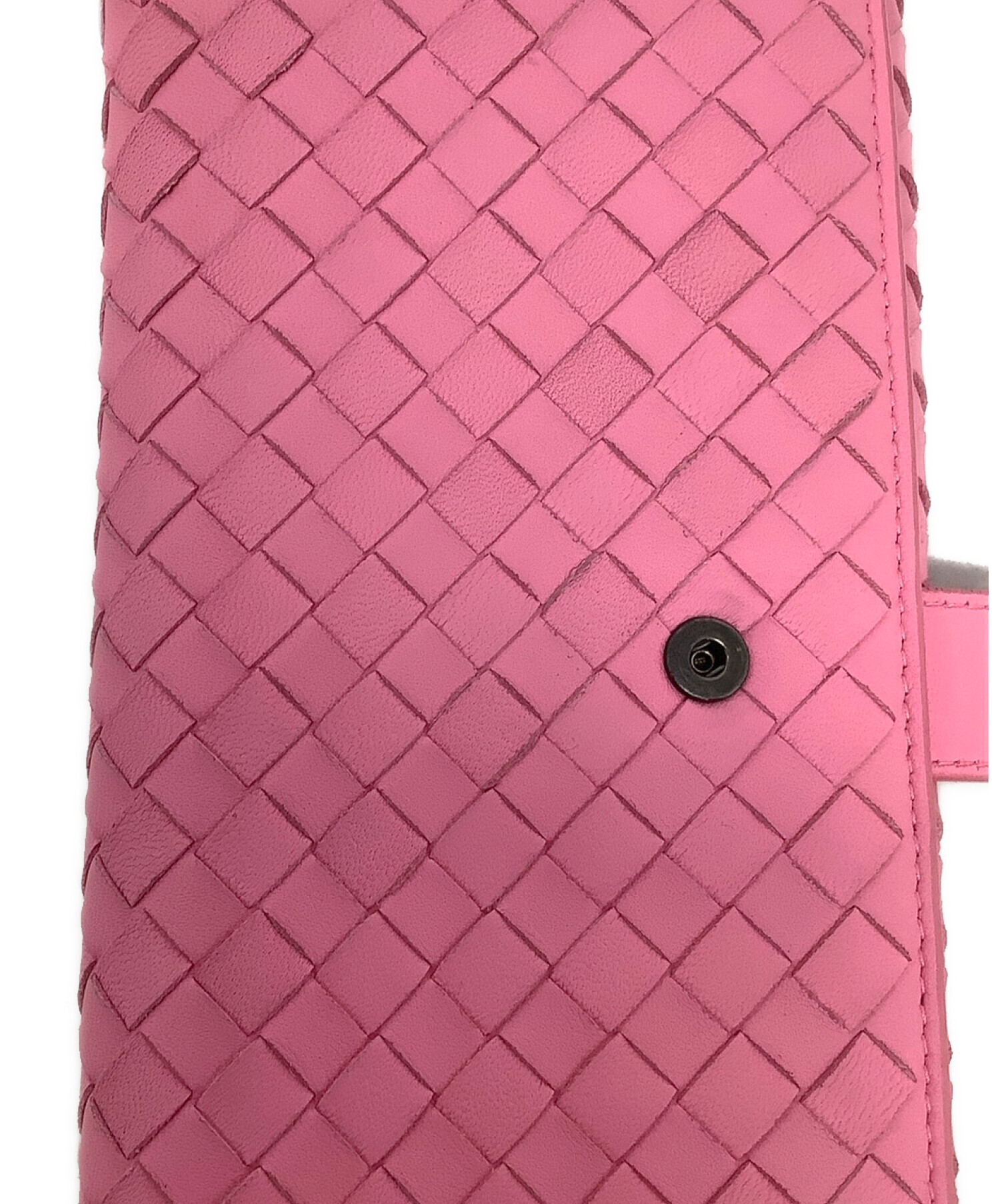 BOTTEGA VENETA ボッテガベネタ 財布・ケース  ピンク 【古着】【中古】【送料無料】 中古・古着通販】BOTTEGA VENETA (ボッテガベネタ) 長財布 BOTTEGA