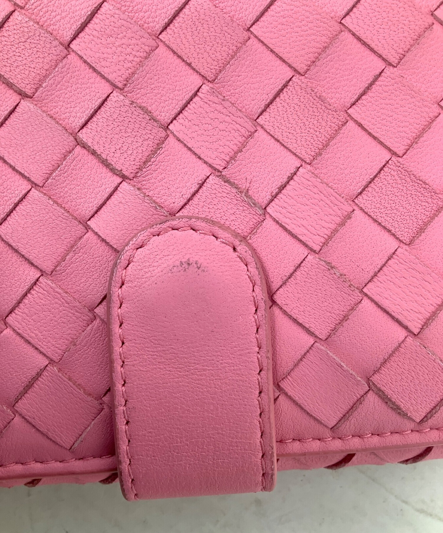 BOTTEGA VENETA ボッテガベネタ 財布・ケース  ピンク 【古着】【中古】【送料無料】 中古・古着通販】BOTTEGA VENETA (ボッテガベネタ) 長財布 BOTTEGA