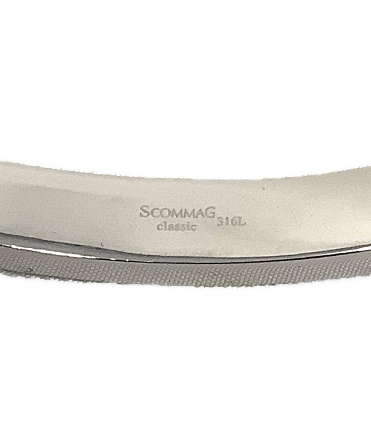 中古・古着通販】SCOMMAG (エスカマジー) ステンレスバングル グレー 