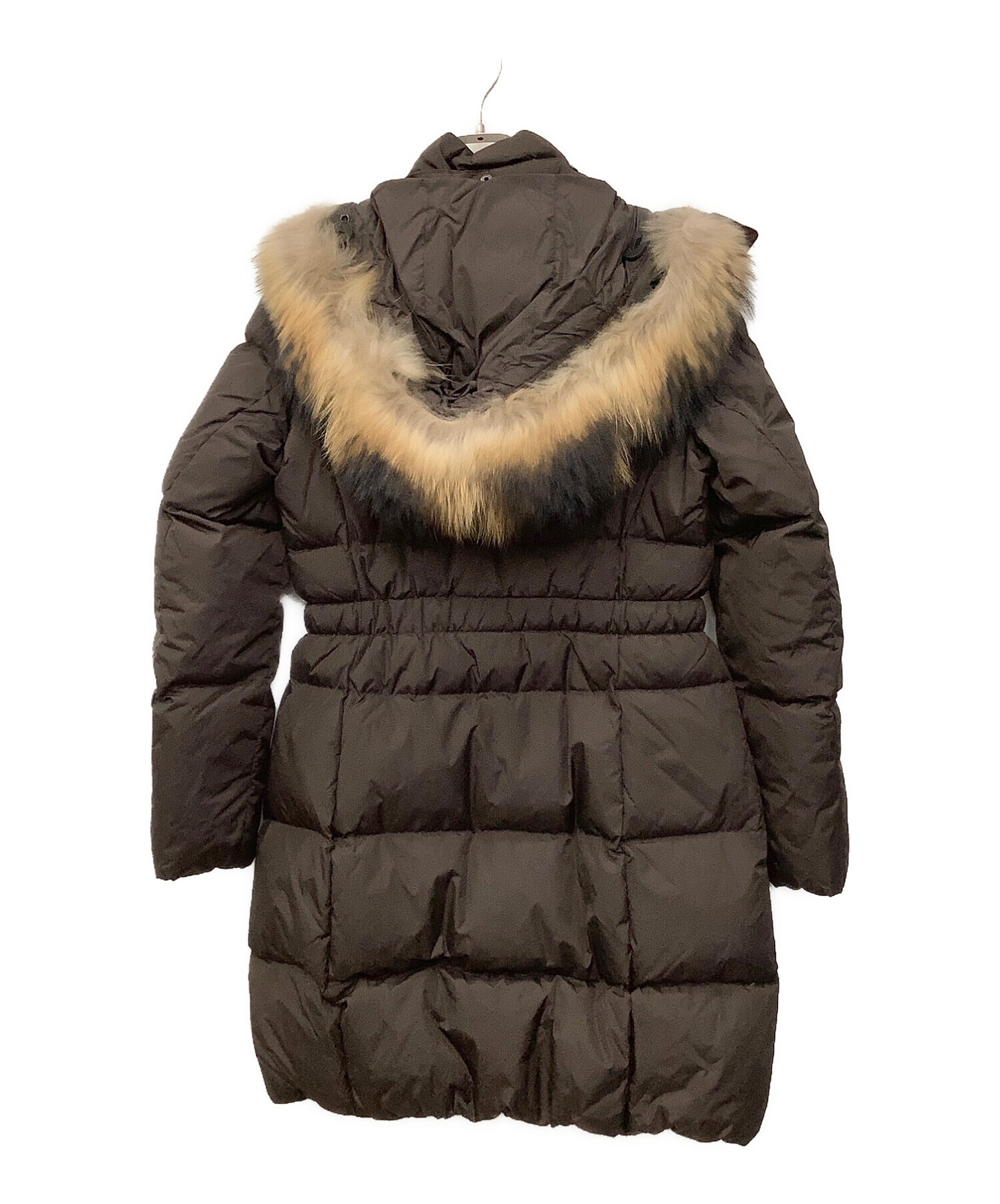 COACH ダウンコート 中古・古着通販】COACH (コーチ) ファー付ダウンコート ブラウン