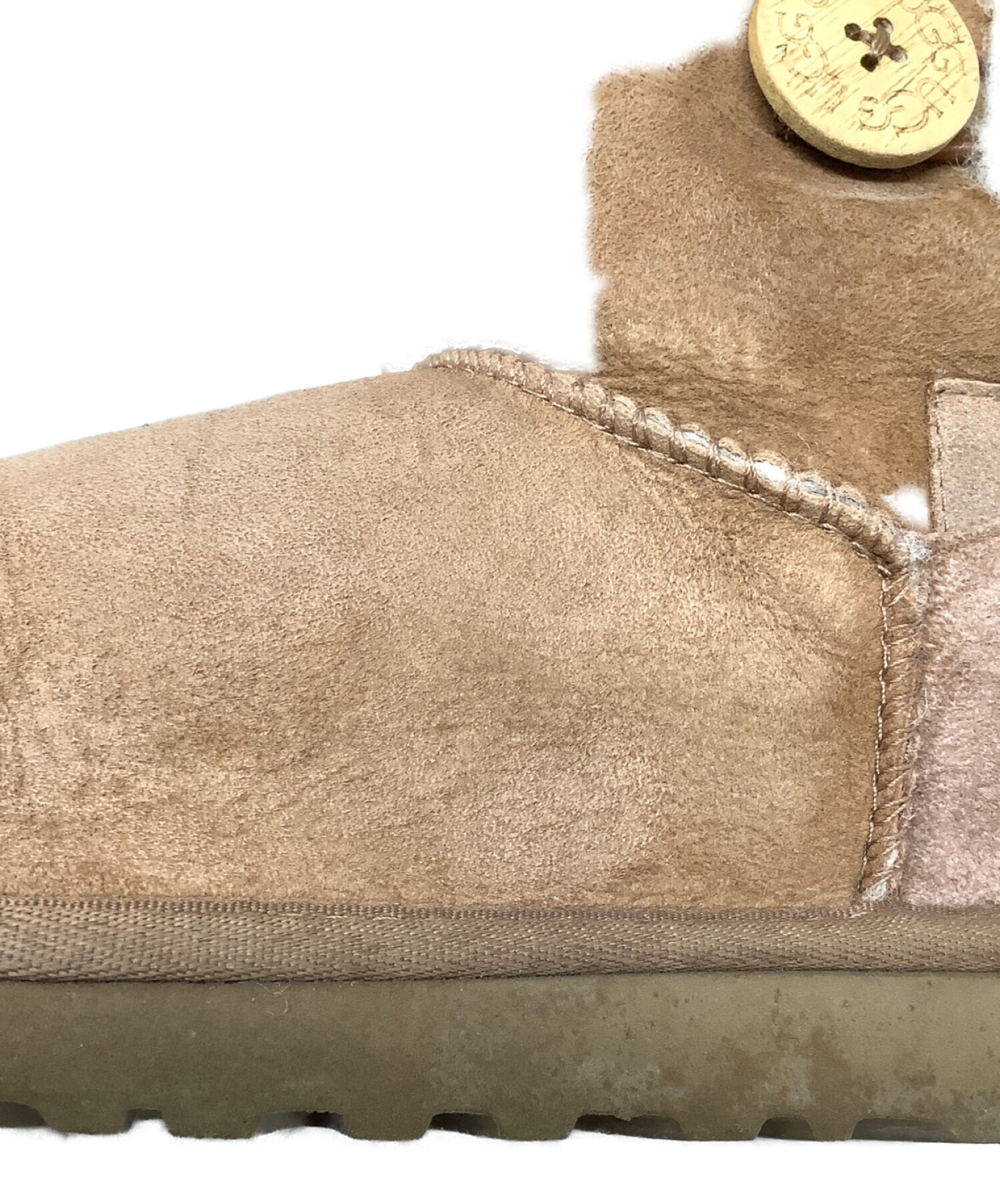 中古・古着通販】UGG (アグ) ムートンブーツ ブラウン サイズ:22