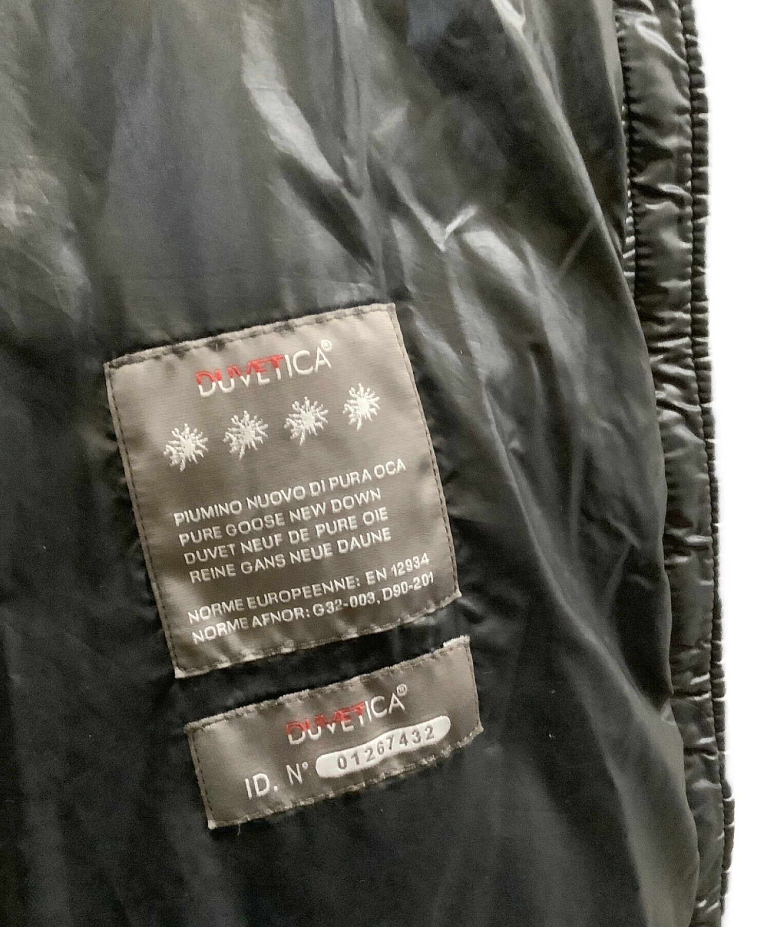 中古・古着通販】DUVETICA (デュベティカ) ダウンジャケット ブラック