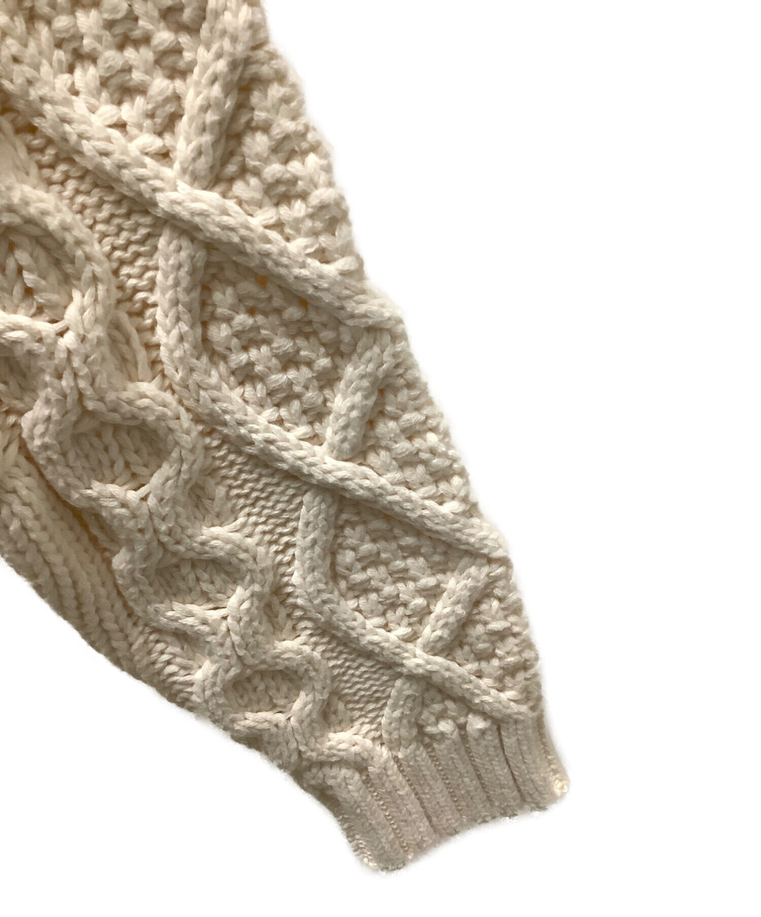 中古・古着通販】Chloe (クロエ) ハイネックニット ベージュ サイズ:14