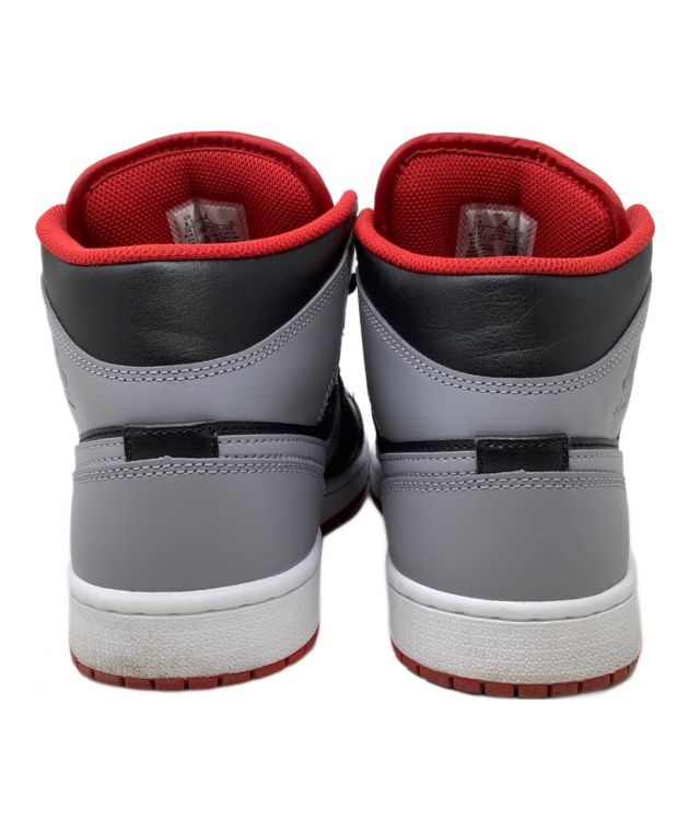 中古・古着通販】NIKE (ナイキ) ハイカットスニーカー ブラック×グレー