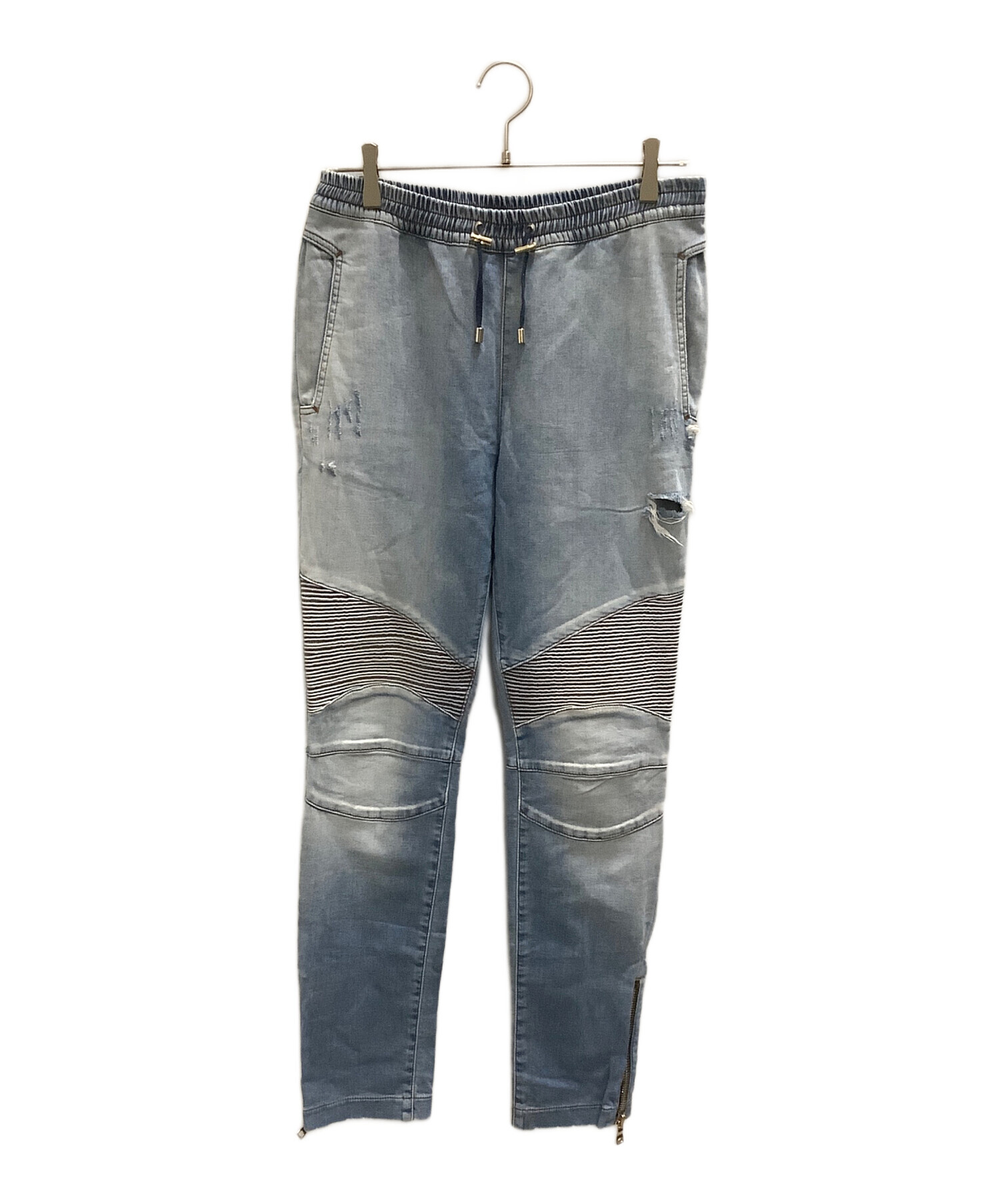 BALMAIN ダメージ加工デニムパンツ