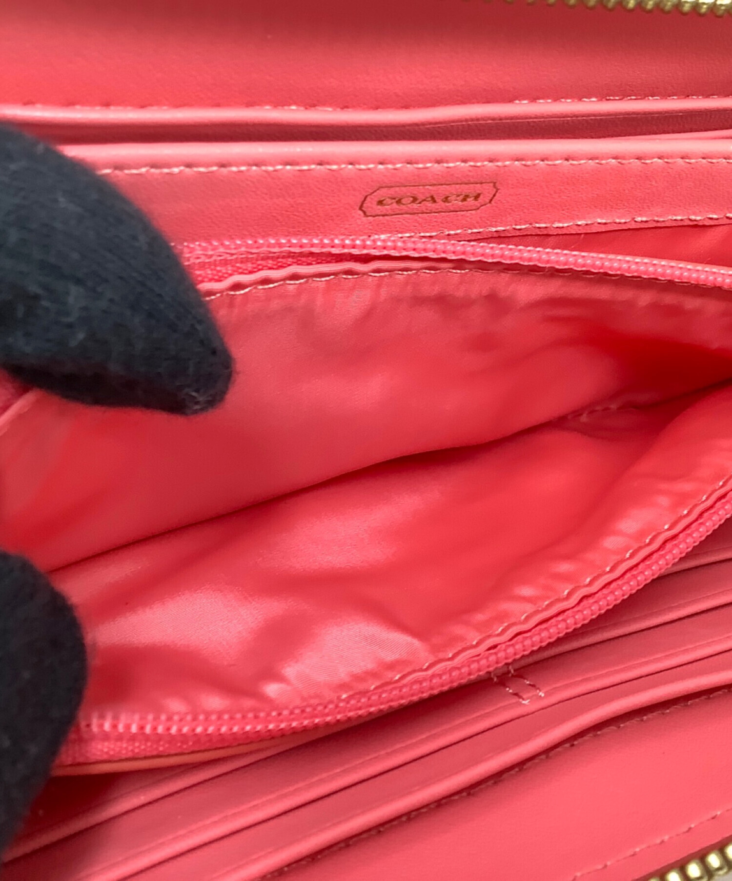 中古・古着通販】COACH (コーチ) 長財布 COACH（コーチ） ピンク