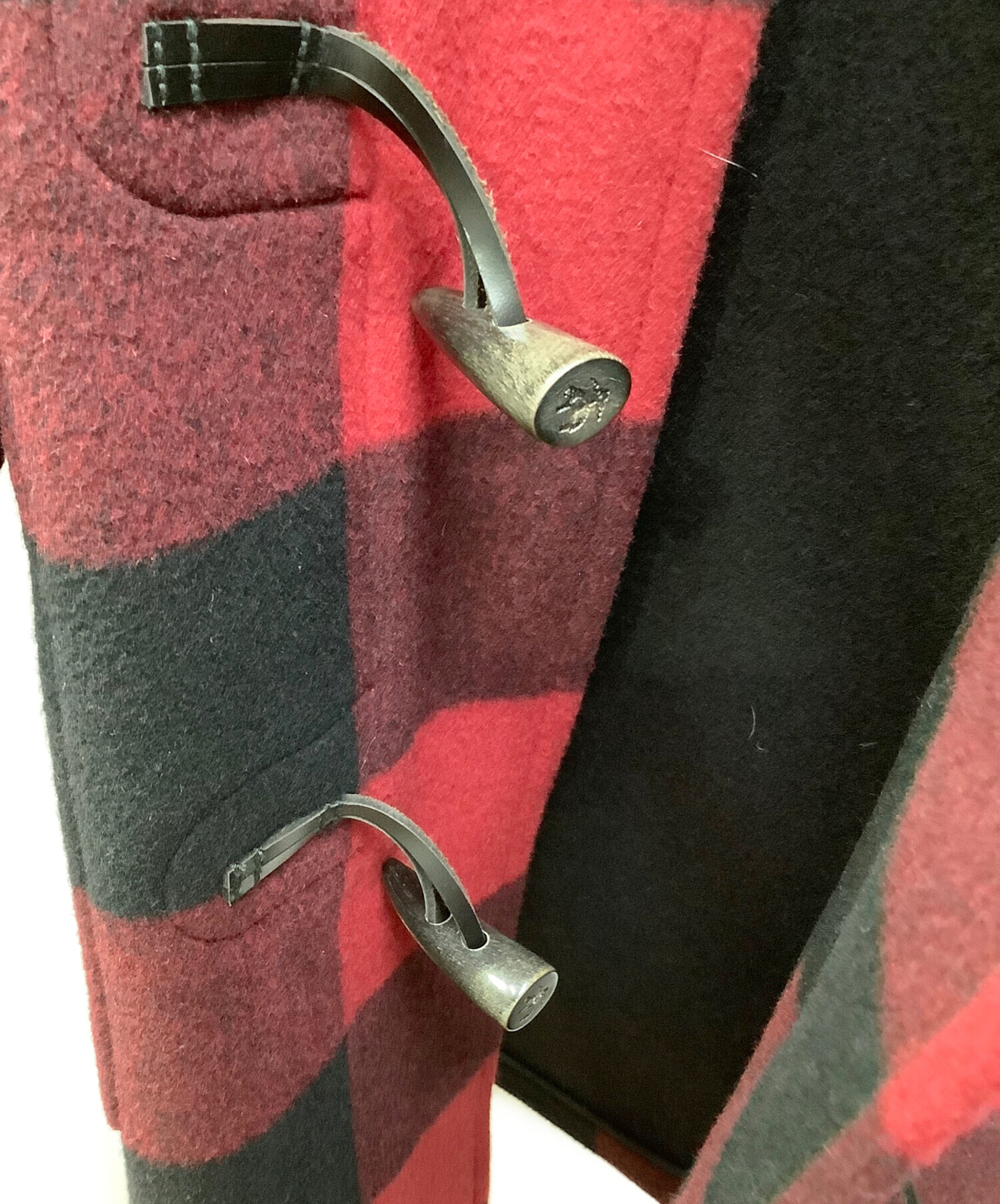 美品　ブルックスブラザーズ ダッフルコート　ロング　ウール　レッド 美品 ブルックスブラザーズ ダッフルコート ロング ウール レッド