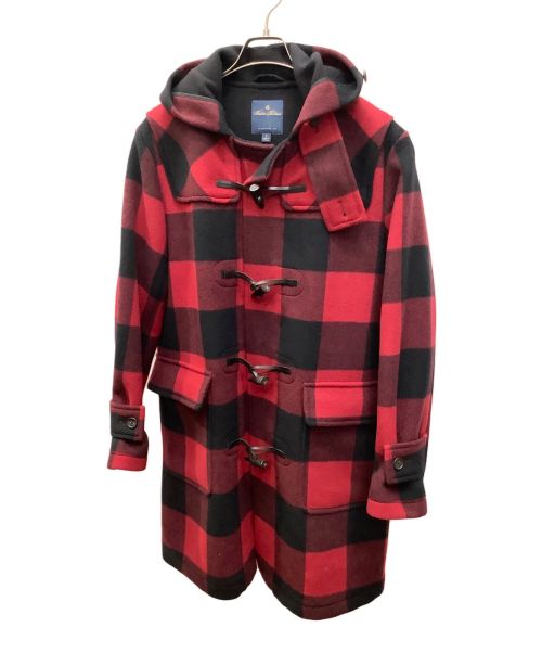 美品　ブルックスブラザーズ ダッフルコート　ロング　ウール　レッド 美品 ブルックスブラザーズ ダッフルコート ロング ウール レッド