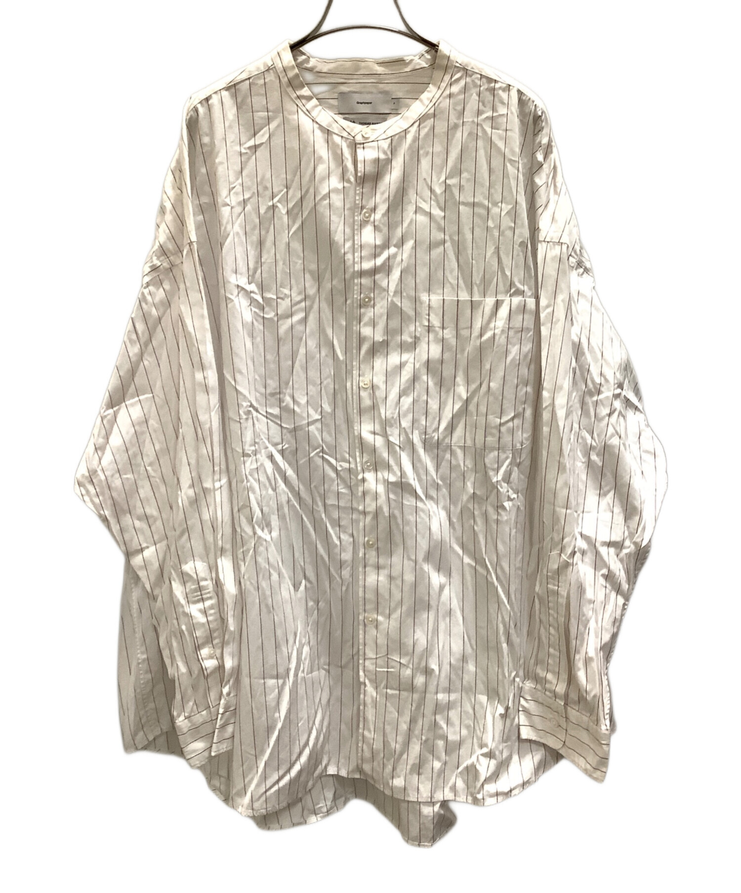 Graphpaper THOMAS MASON バンドカラーシャツ graphpaper thomasmaison