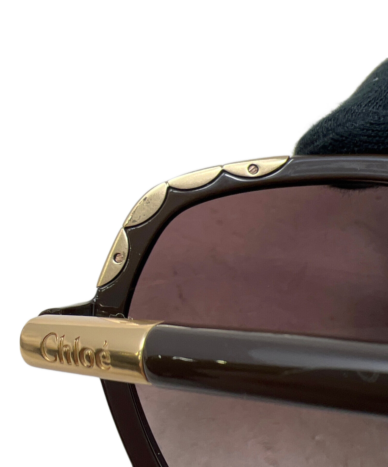 Chloé ラウンド型サングラス ブラウン Chloé ラウンド型サングラス ブラウン