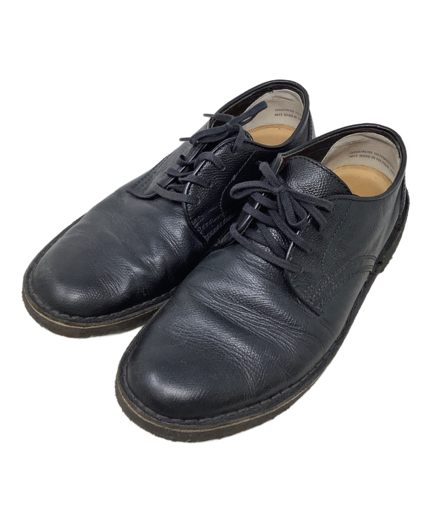 Supreme Clarks Originals ブラックシューズ エナメル シュプリームが