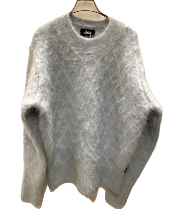 中古・古着通販】stussy (ステューシー) Fuzzy Lattice Crewセーター 