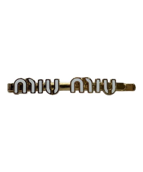 中古・古着通販】MIU MIU (ミュウミュウ) エナメルメタル ヘアクリップ