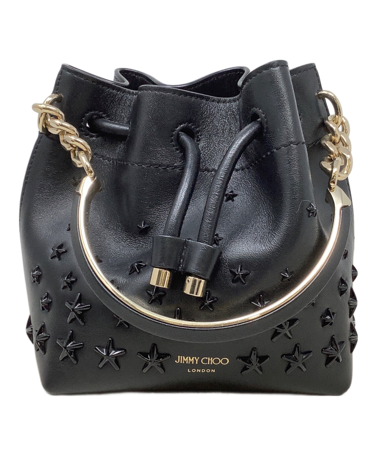 JIMMY CHOO(ジミーチュウ) ショルダーバッグ ボニー イエローグリーン 