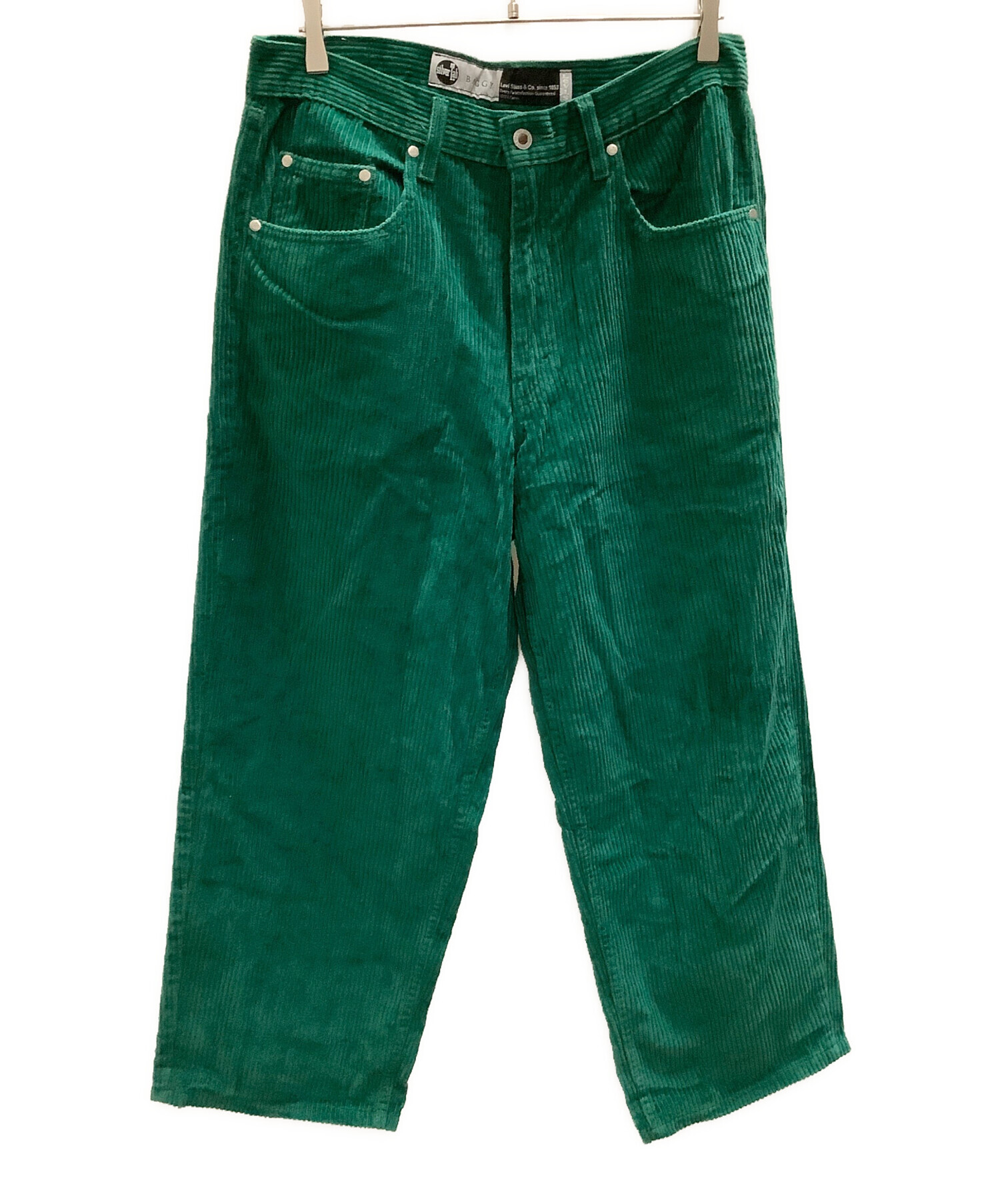 90s 古着 LEVIS SILVER TAB BAGGY グリーン W31 中古・古着通販】LEVI'S (リーバイス) SILVER TAB BAGGY LEVI'S