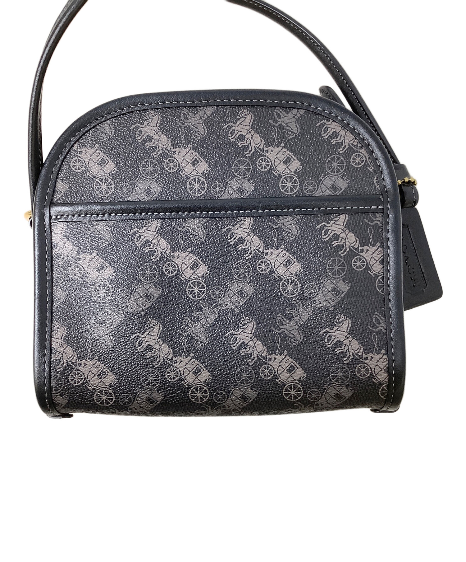 (未使用級)Coach ブラック ショルダーバッグ 中古・古着通販】COACH (コーチ) ショルダーバッグ COACH(コーチ) 2705