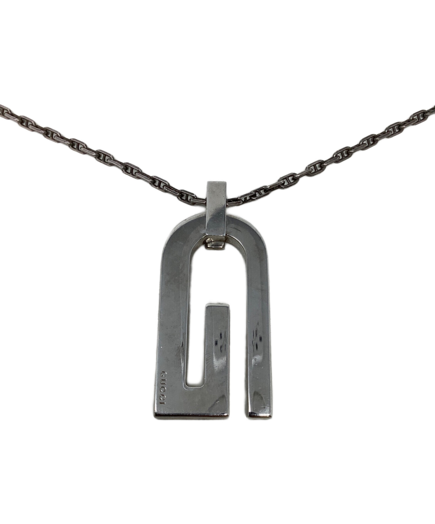 中古・古着通販】GUCCI (グッチ) Gロゴネックレス GUCCI（グッチ