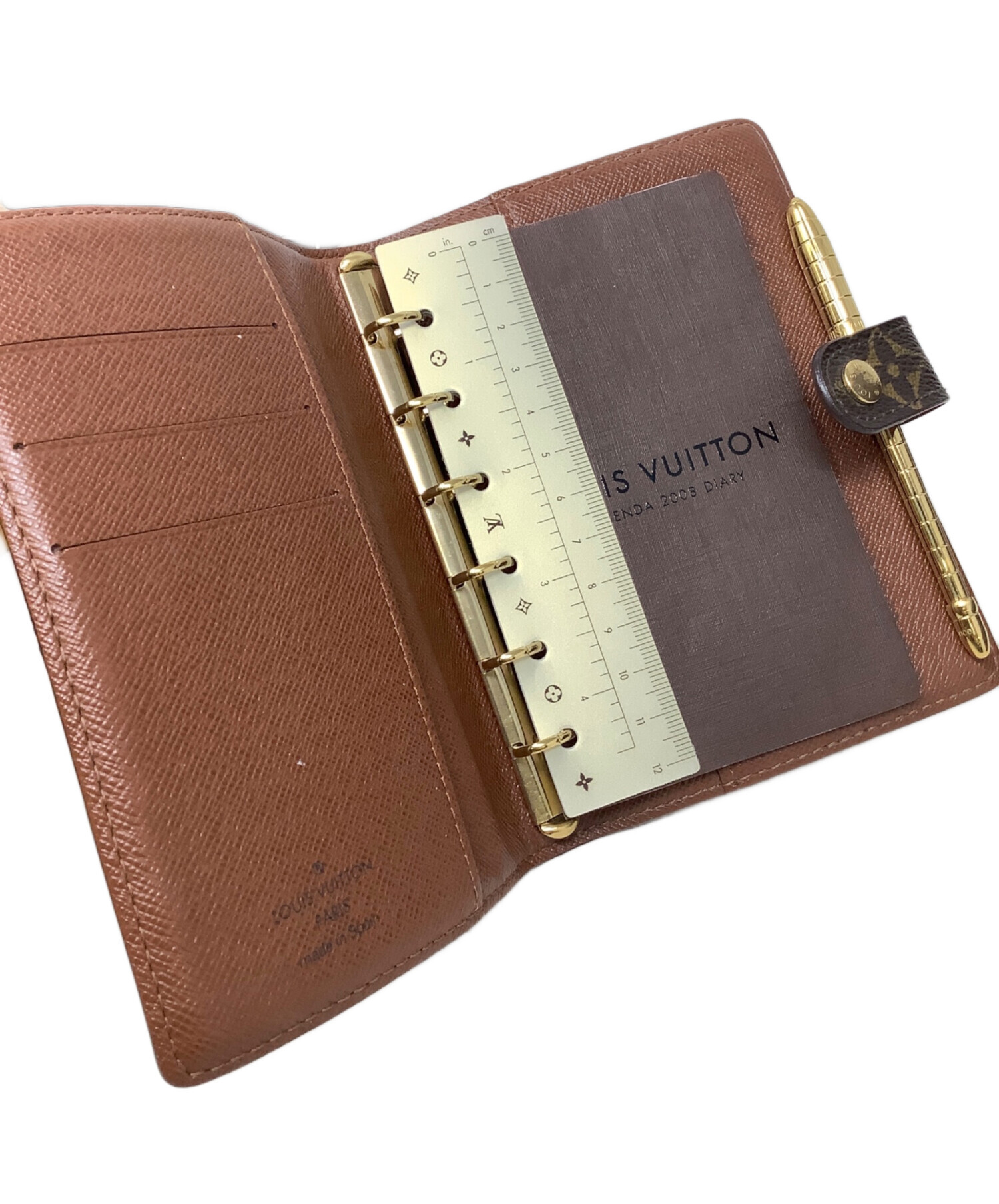 中古・古着通販】LOUIS VUITTON (ルイ ヴィトン) 手帳カバー LOUIS 