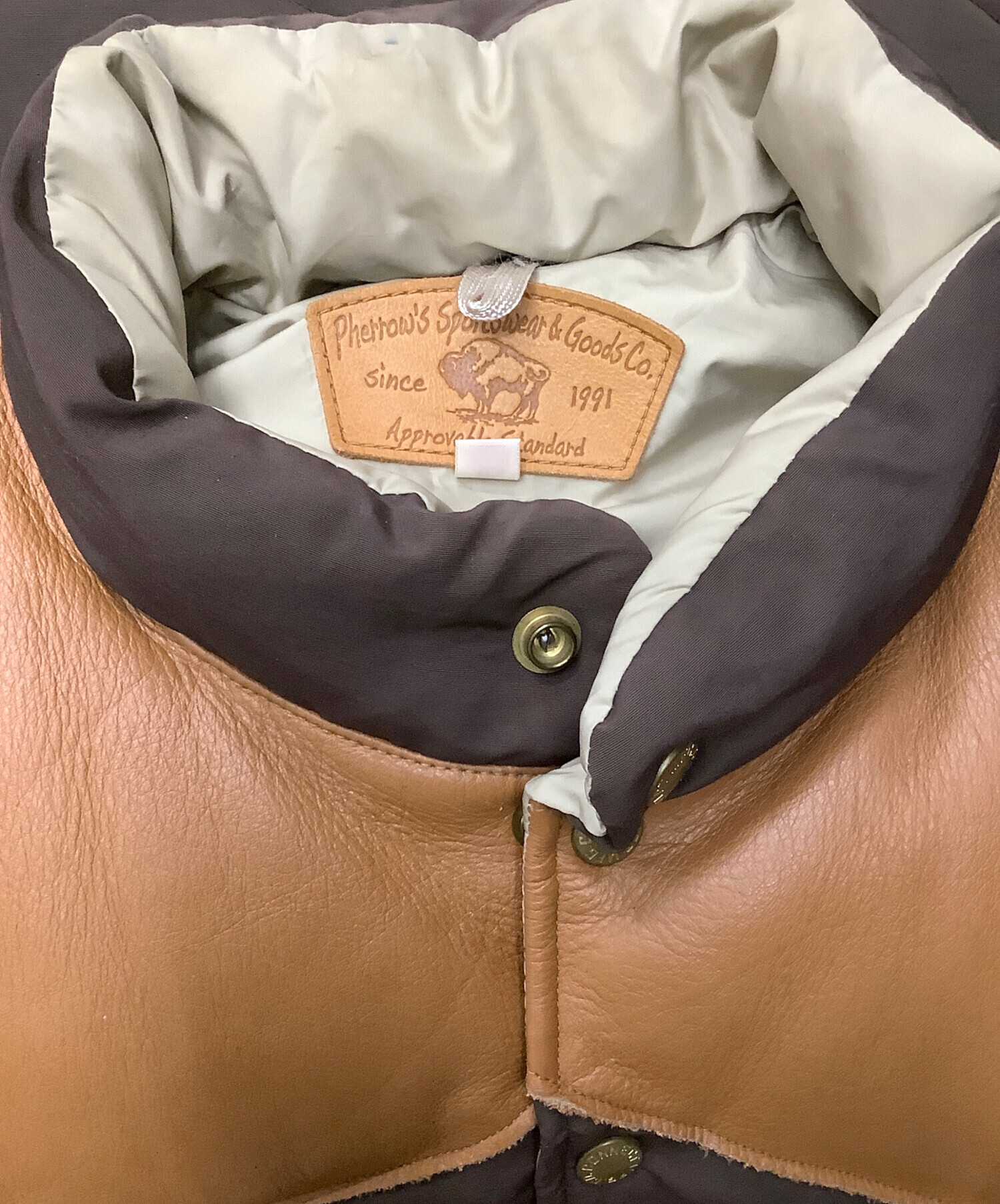 中古・古着通販】Pherrow's (フェローズ) ダウンベスト PHERROW'S