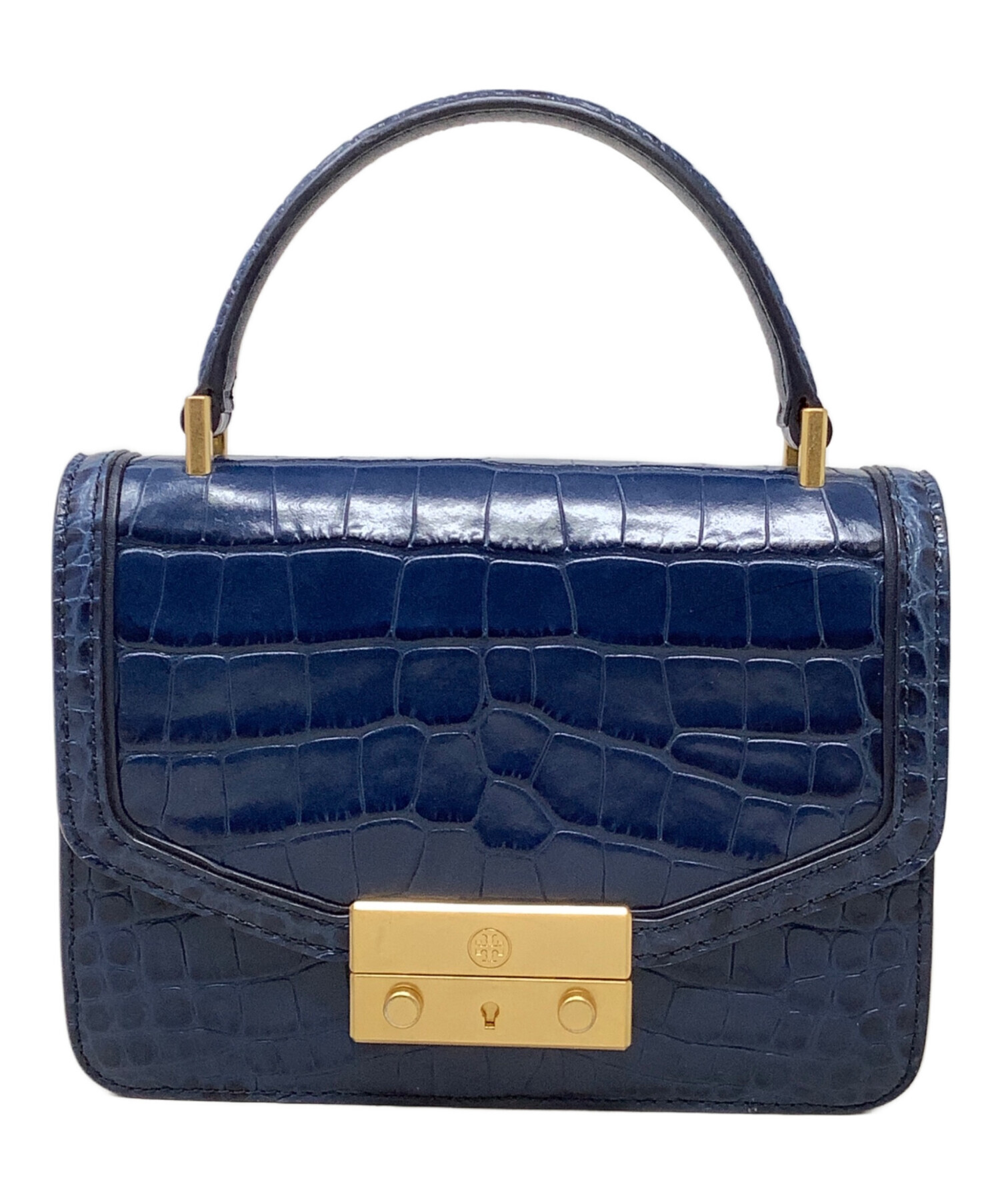 中古・古着通販】TORY BURCH (トリーバーチ) 型押し2WAYバッグ TORY