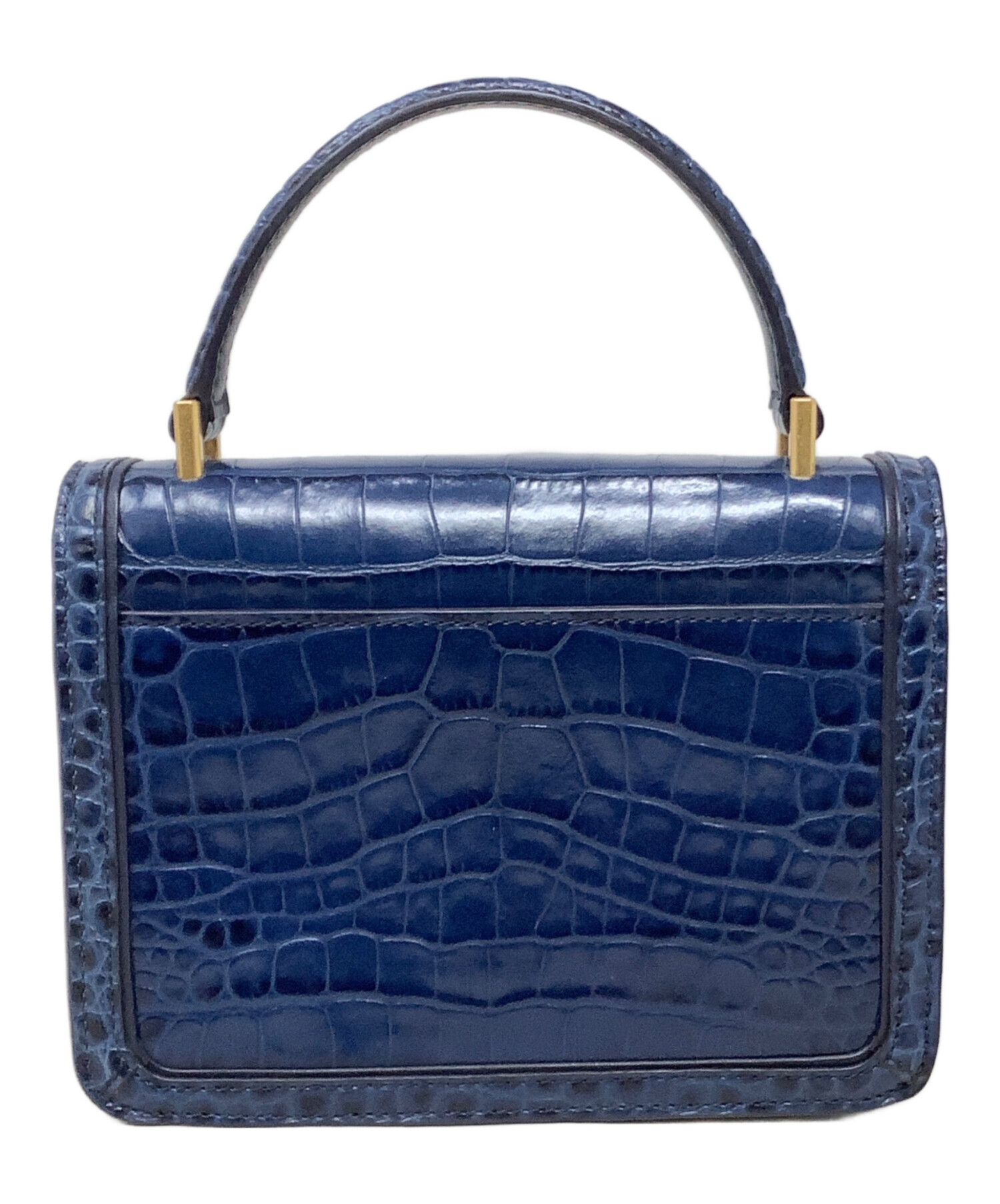 TORY BURCH トリーバーチネイビーハンドバッグ