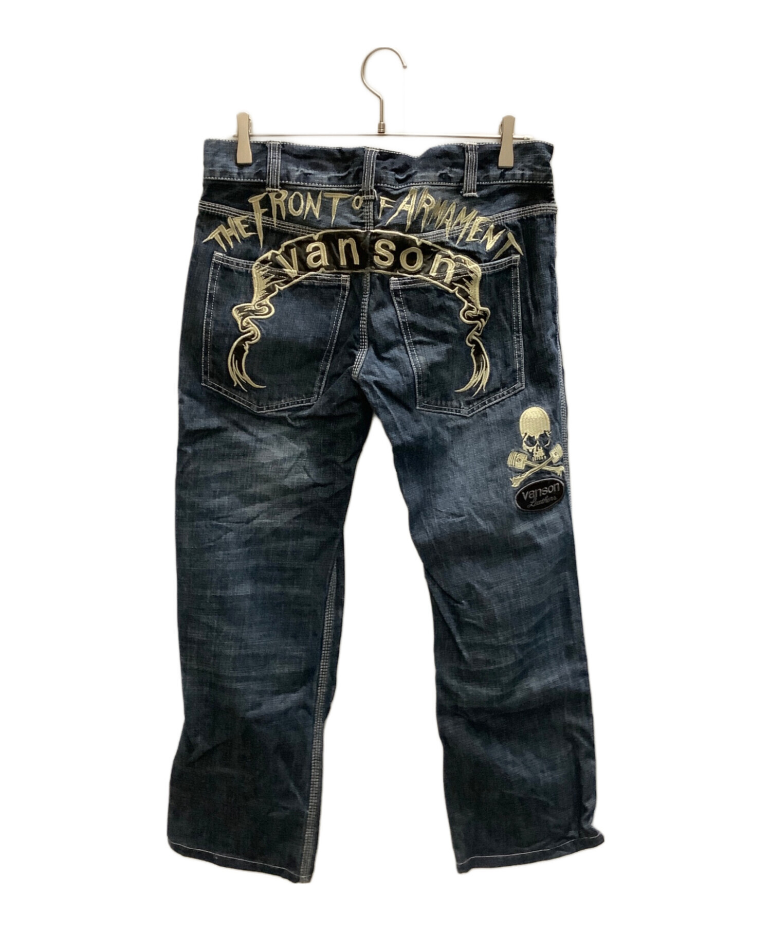 バンソン VANSON ボトムス パンツ サイズ30 黒 メンズ レザー VANSON バンソン パンツ メンズ レディース ゆったり 綿100% おしゃれ