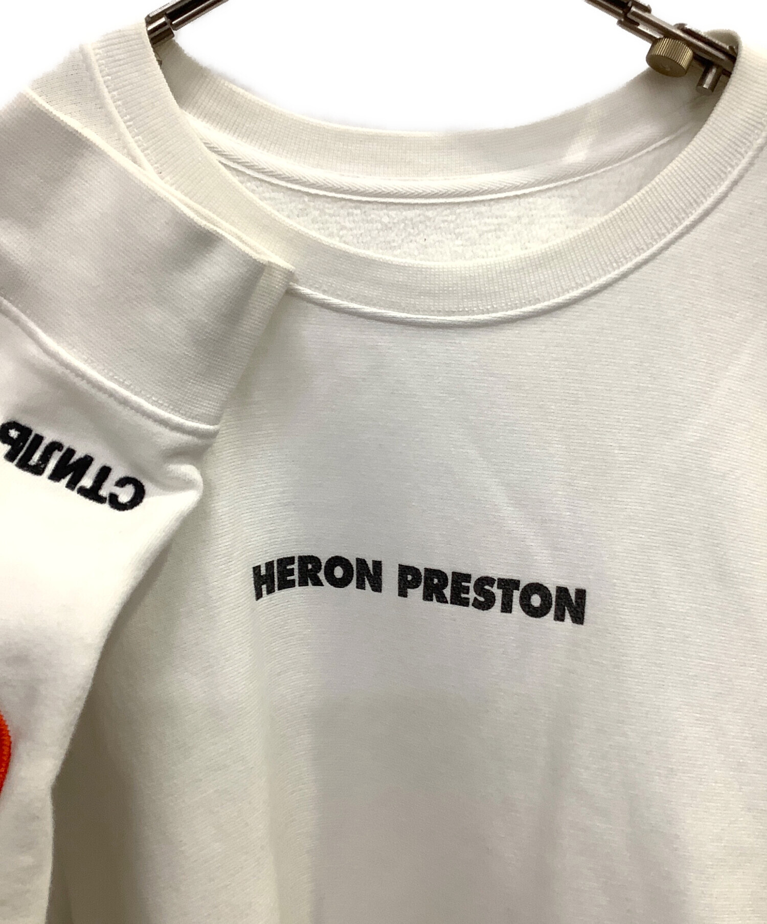HERON PRESTON クルーネックスウェット S ヘロンプレストン HERON 