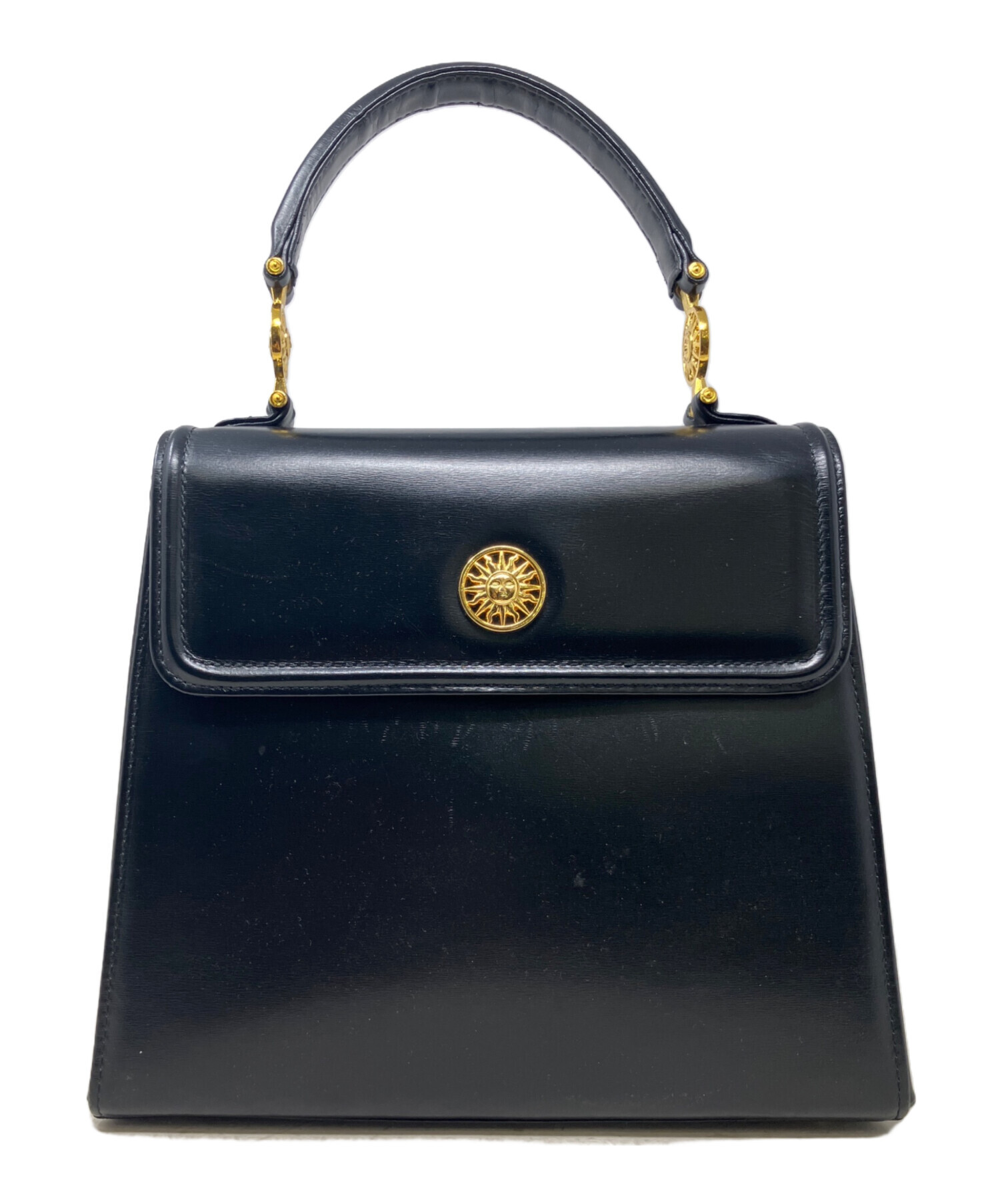 中古・古着通販】VERSACE (ヴェルサーチェ) ハンドバッグ ブラック 