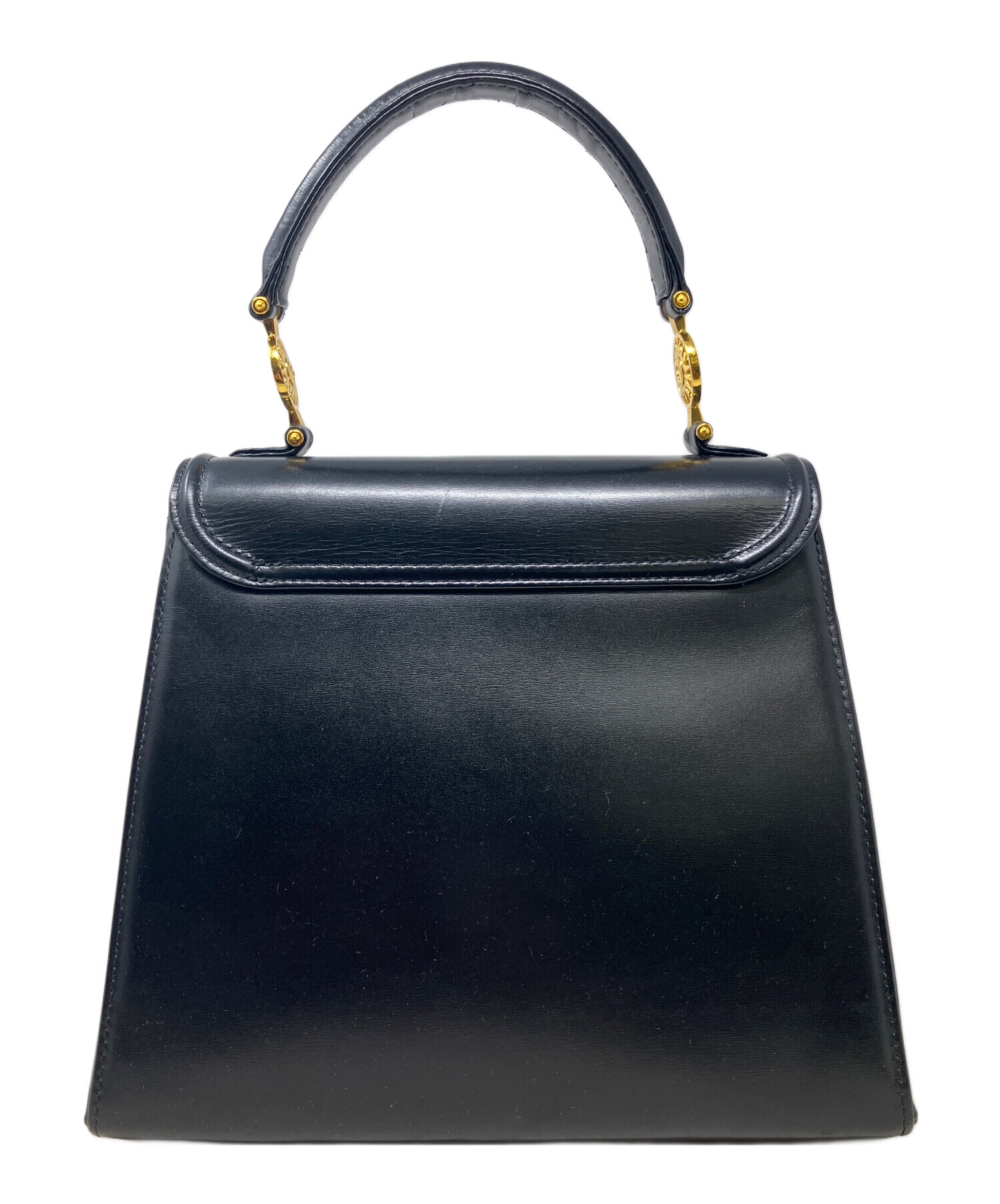 中古・古着通販】VERSACE (ヴェルサーチェ) ハンドバッグ ブラック  