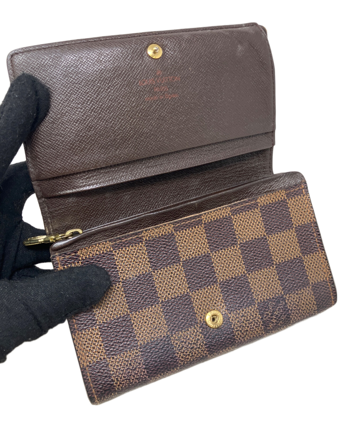 中古・古着通販】LOUIS VUITTON (ルイ ヴィトン) 2つ折り財布 LOUIS