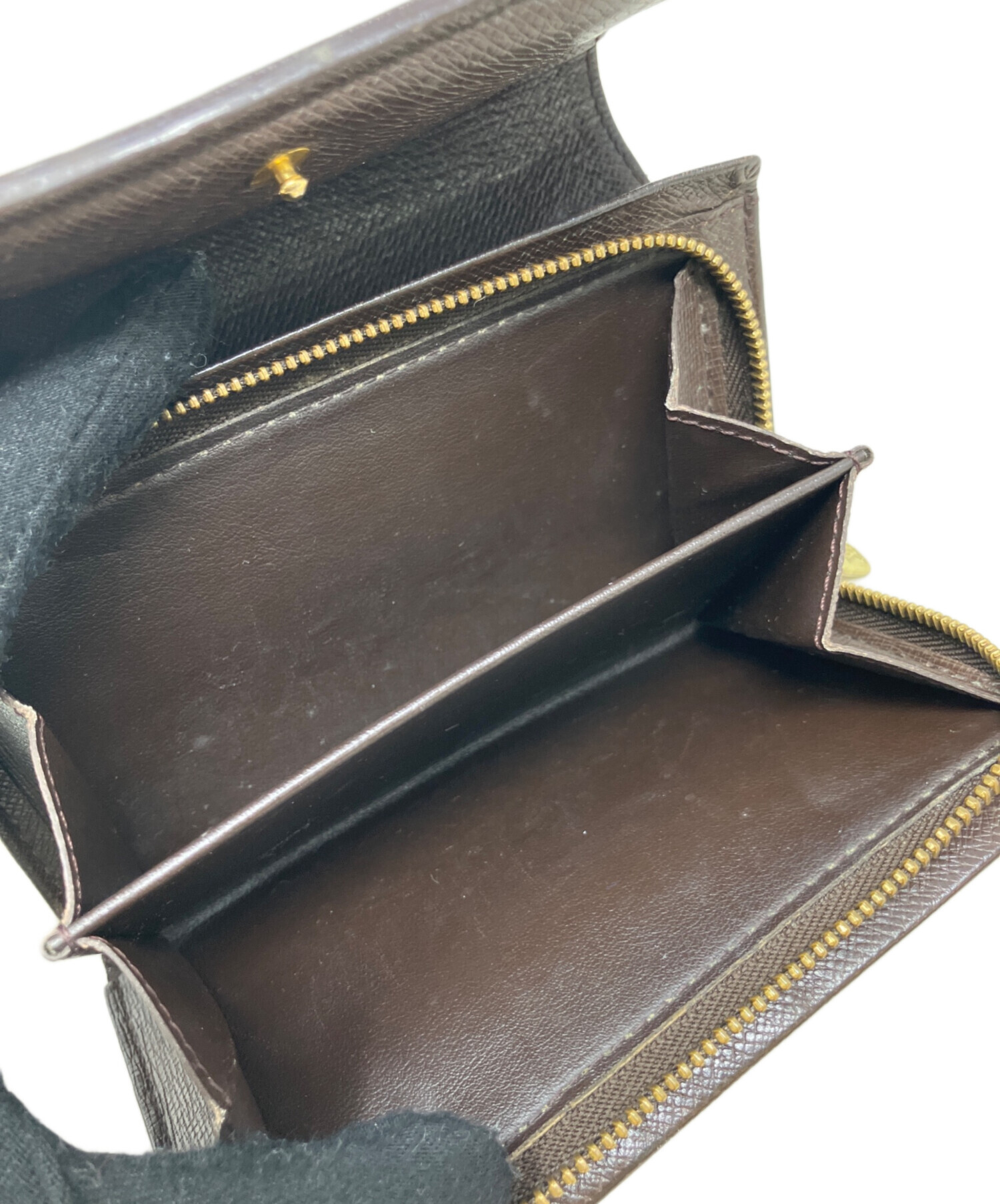ダミエ ルイヴィトン 二つ折り財布 used 中古・古着通販】LOUIS VUITTON (ルイ ヴィトン) ダミエ 2つ折り財布