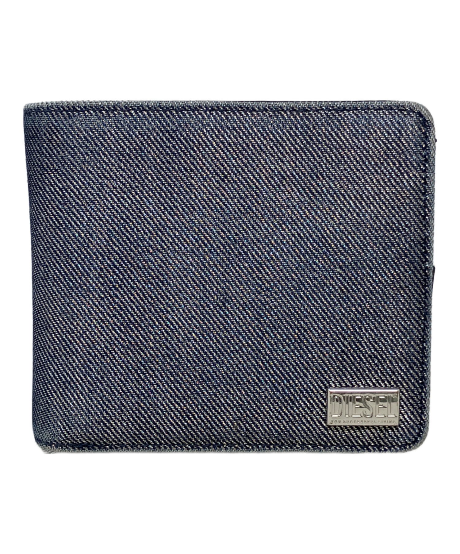 中古・古着通販】DIESEL (ディーゼル) 2つ折り財布 シルバー｜ブランド 