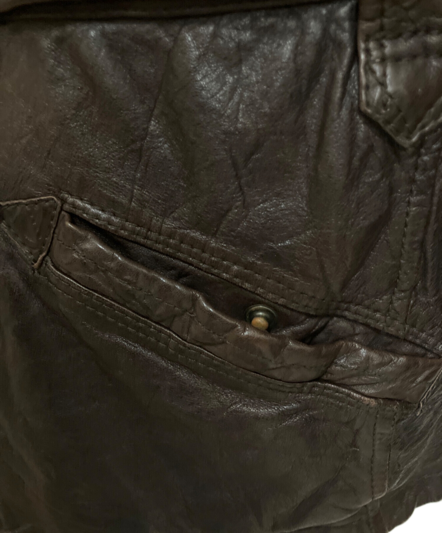 中古・古着通販】AVIREX (アヴィレックス) ラムレザージャケット