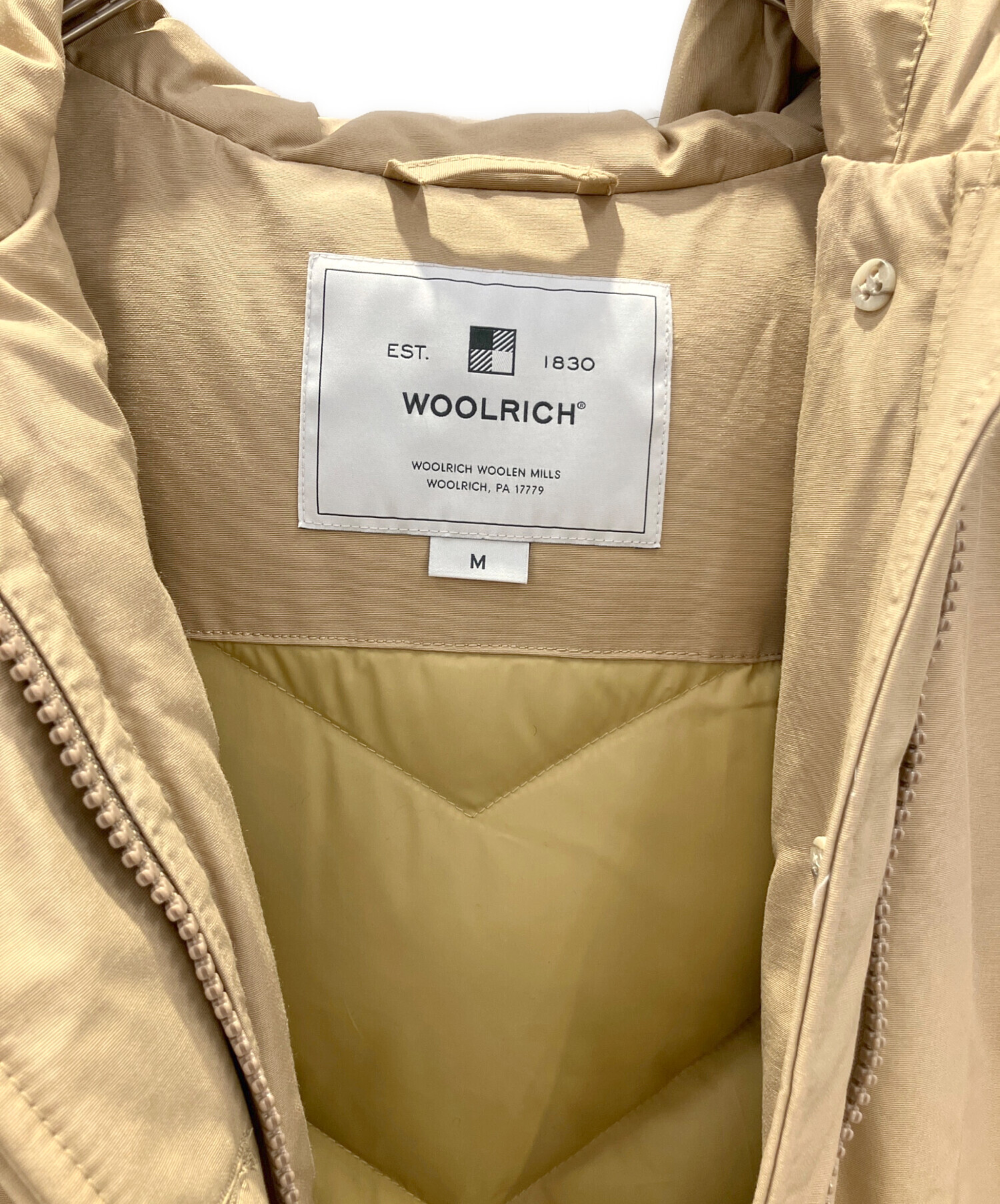 未使用✨　ウールリッチ　現行　ダウンジャケット　ハンガー付き✨ 中古・古着通販】WOOLRICH (ウールリッチ) ダウンジャケット カーキ