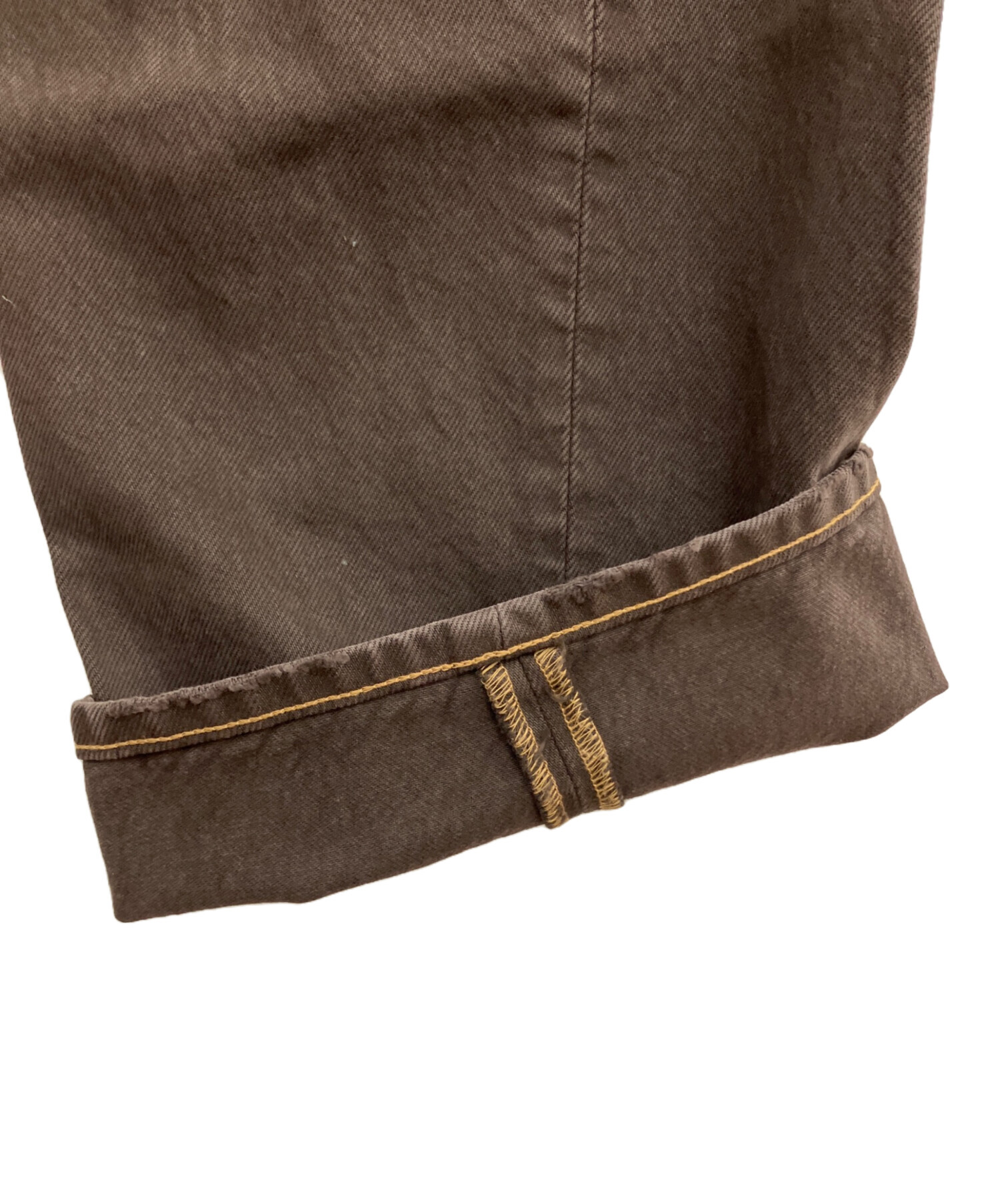 SUNFLOWER ストレートデニム 29/32 ヴィンテージブラウン SUNFLOWER ストレートデニム 29/32 ヴィンテージブラウン