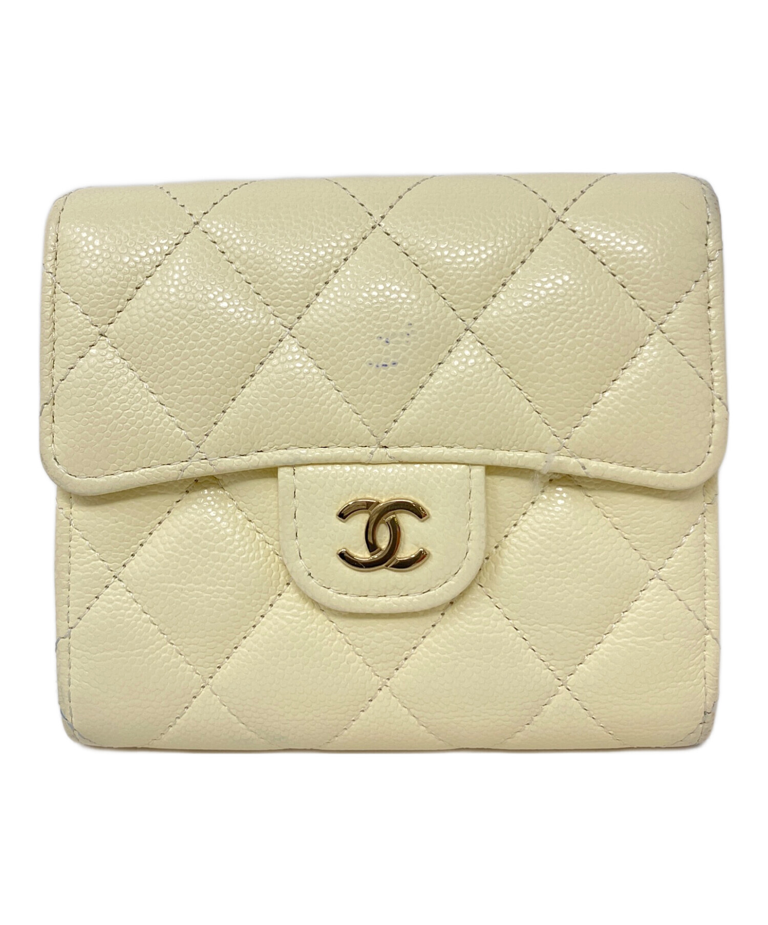 中古・古着通販】CHANEL (シャネル) 3つ折り財布 CHANEL（シャネル 