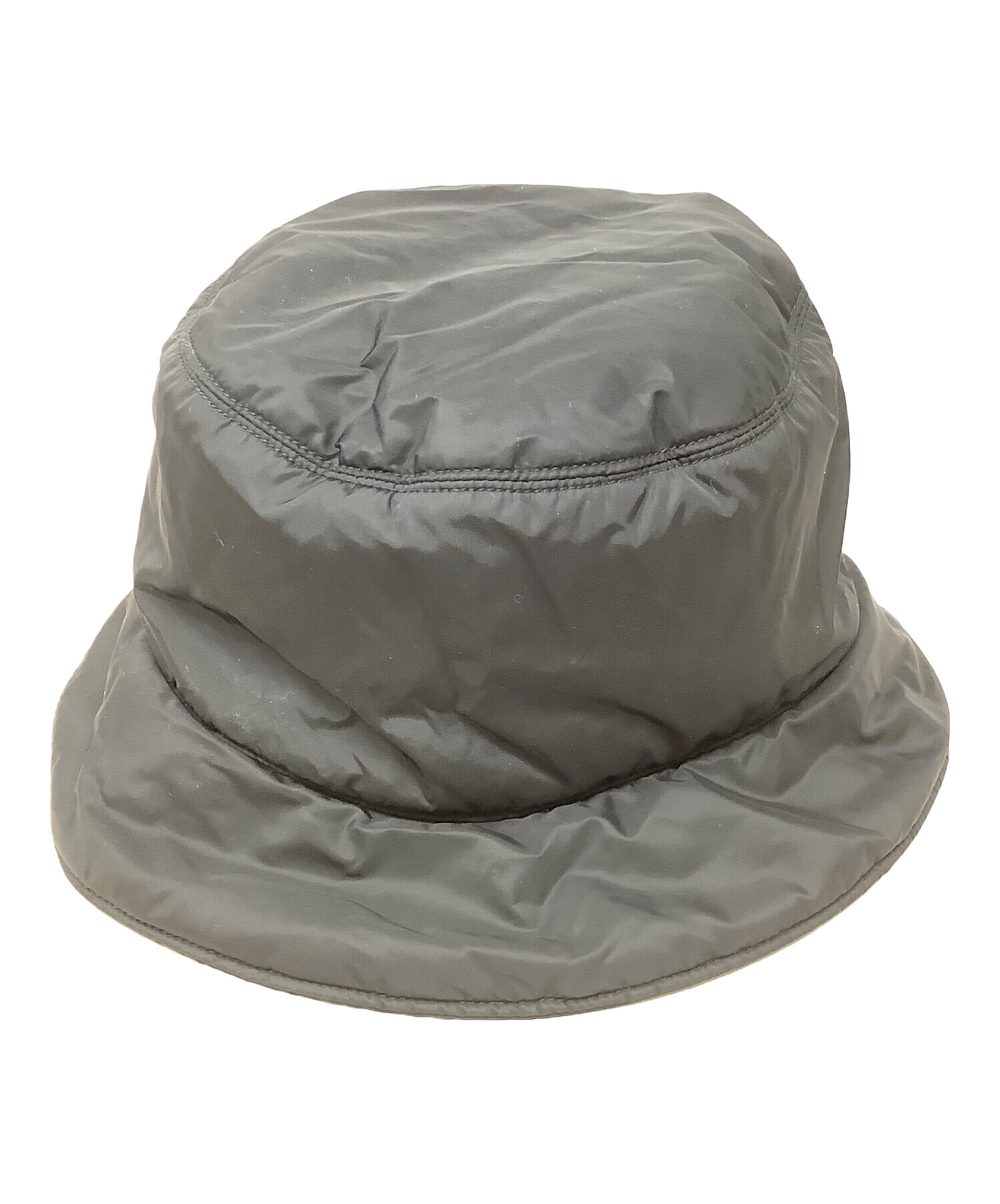 PRADA　SPORTS　プラダスポーツ　バケットハット　コットン　ハット　S　グレー　帽子 PRADA SPORTS プラダ スポーツ ナイロン バケットハット M カーキ