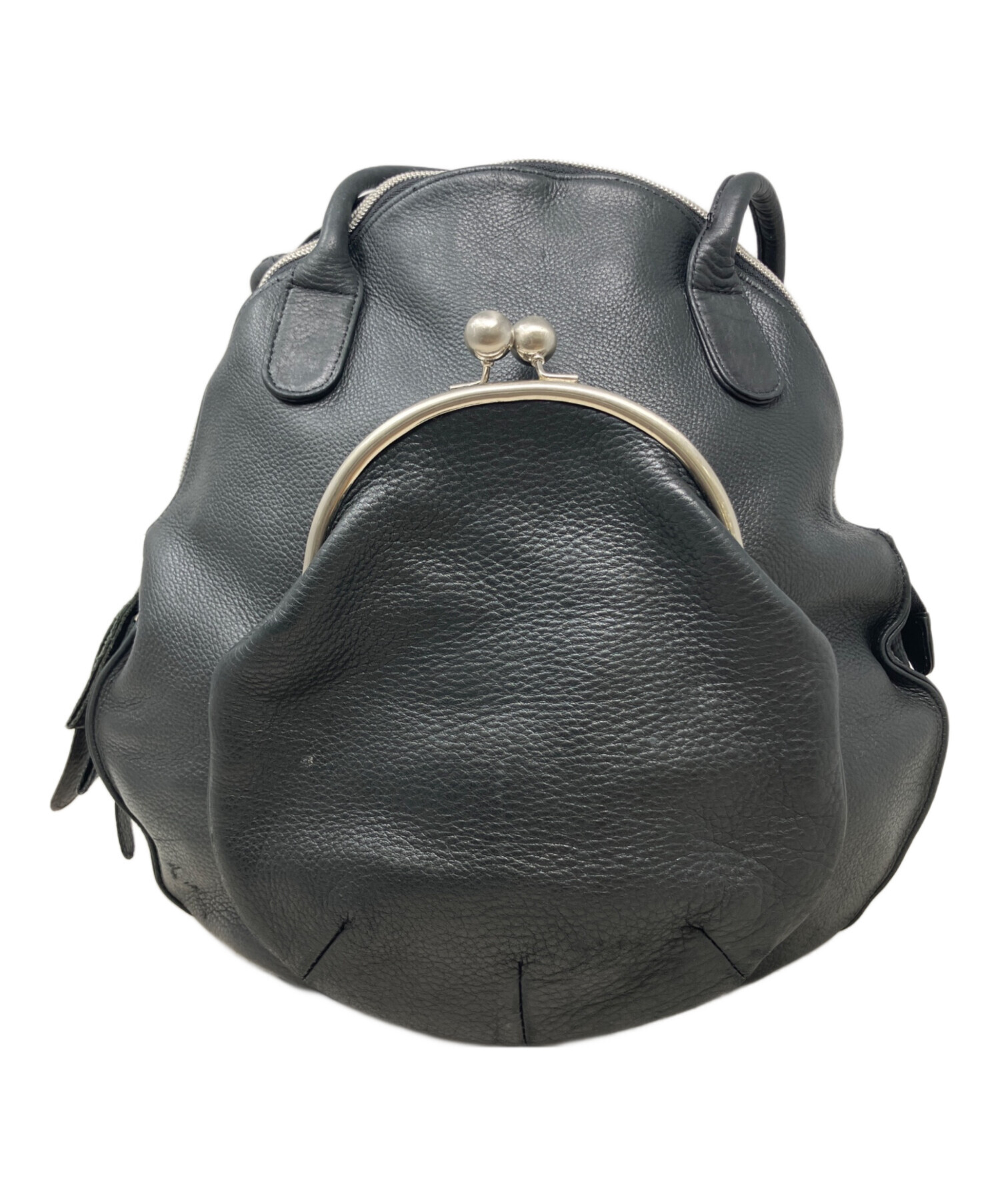 中古・古着通販】michiamo (ミキアモ) がま口レザーサークルバッグ